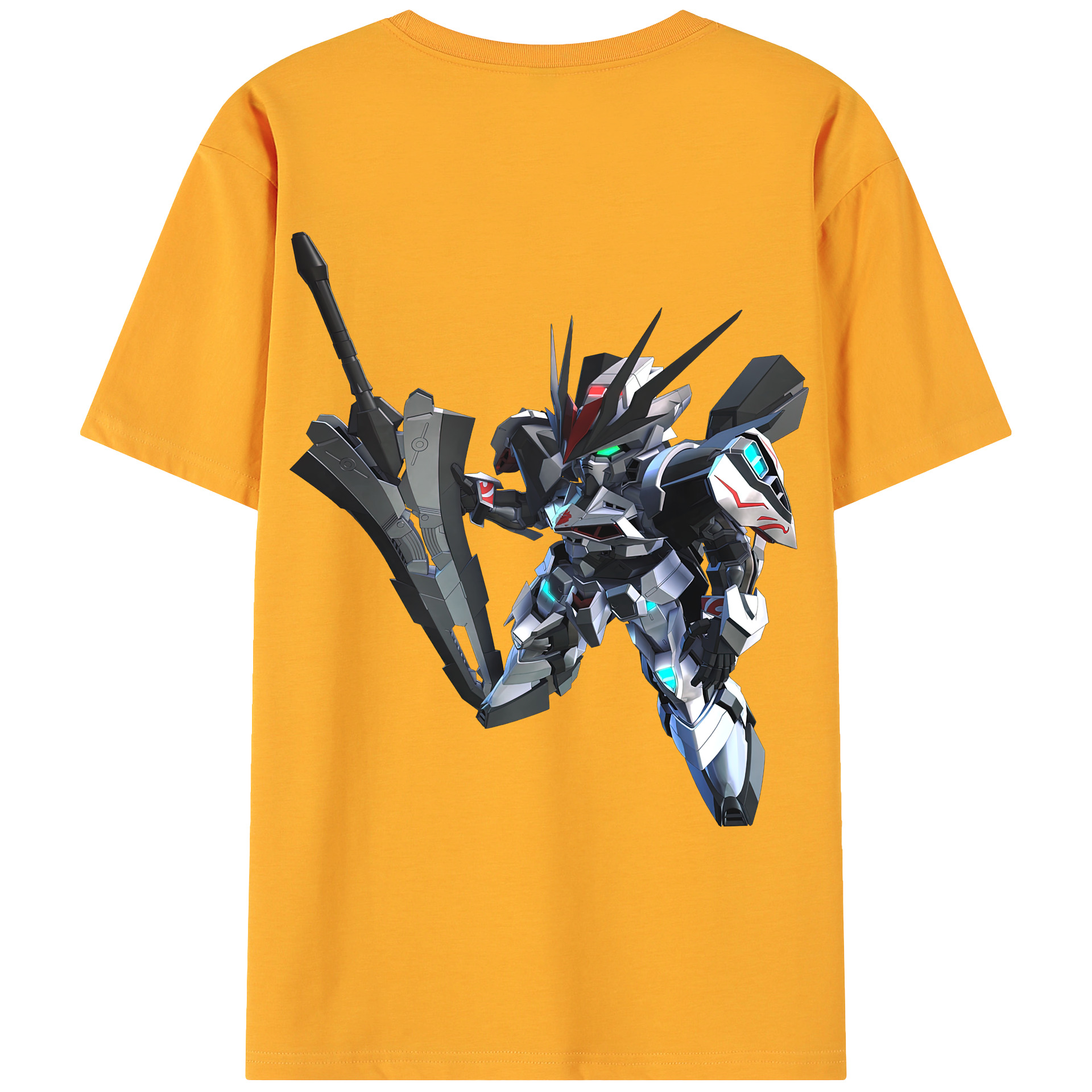 （画像用） 機動戦士ガンダム Mobile Suit Gundam 綿100％ メンズ半袖Tシャツ（バックプリント） 通気性