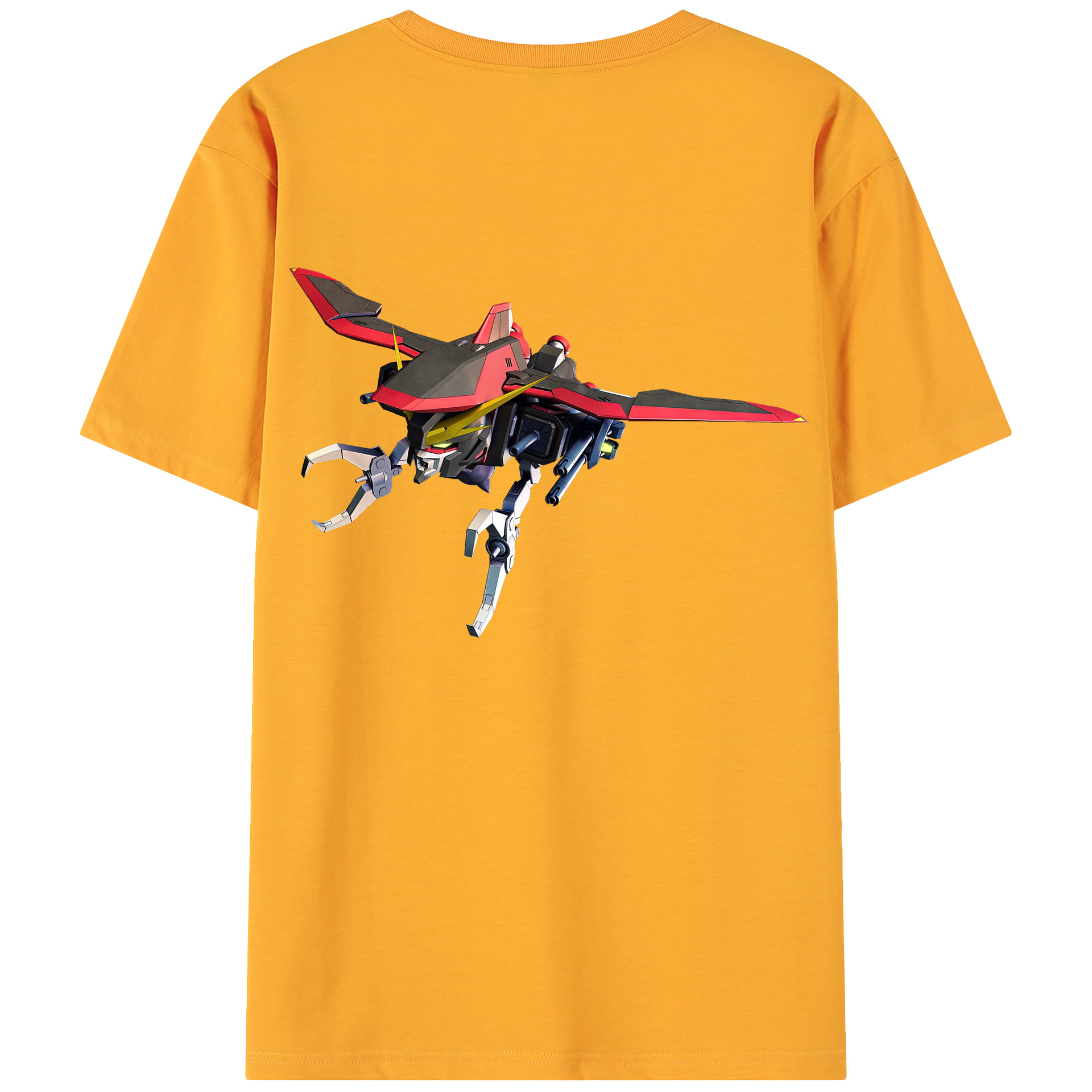 （画像用） 機動戦士ガンダム Mobile Suit Gundam 綿100％ メンズ半袖Tシャツ（バックプリント） 通気性
