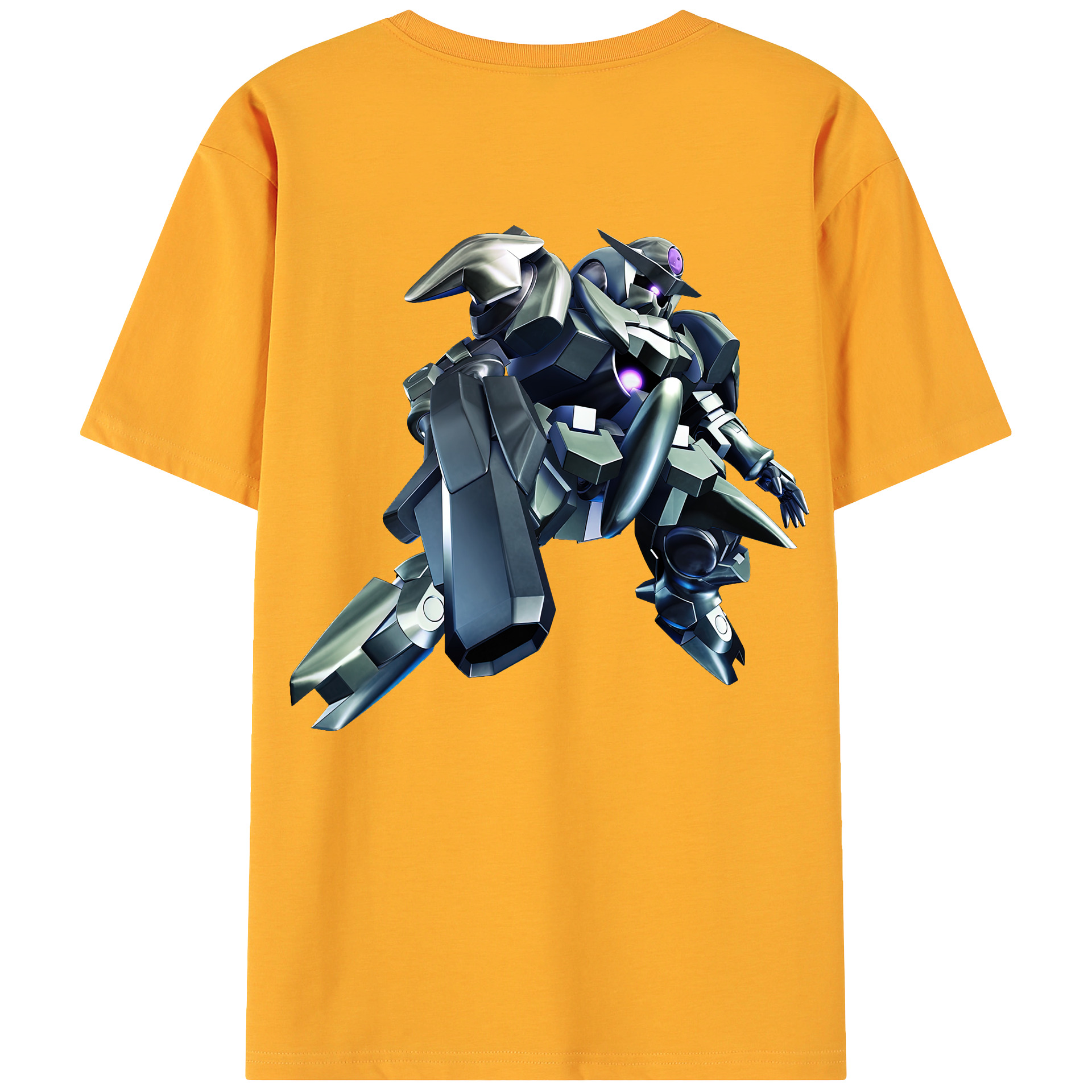 （画像用） 機動戦士ガンダム Mobile Suit Gundam 綿100％ メンズ半袖Tシャツ（バックプリント） 通気性