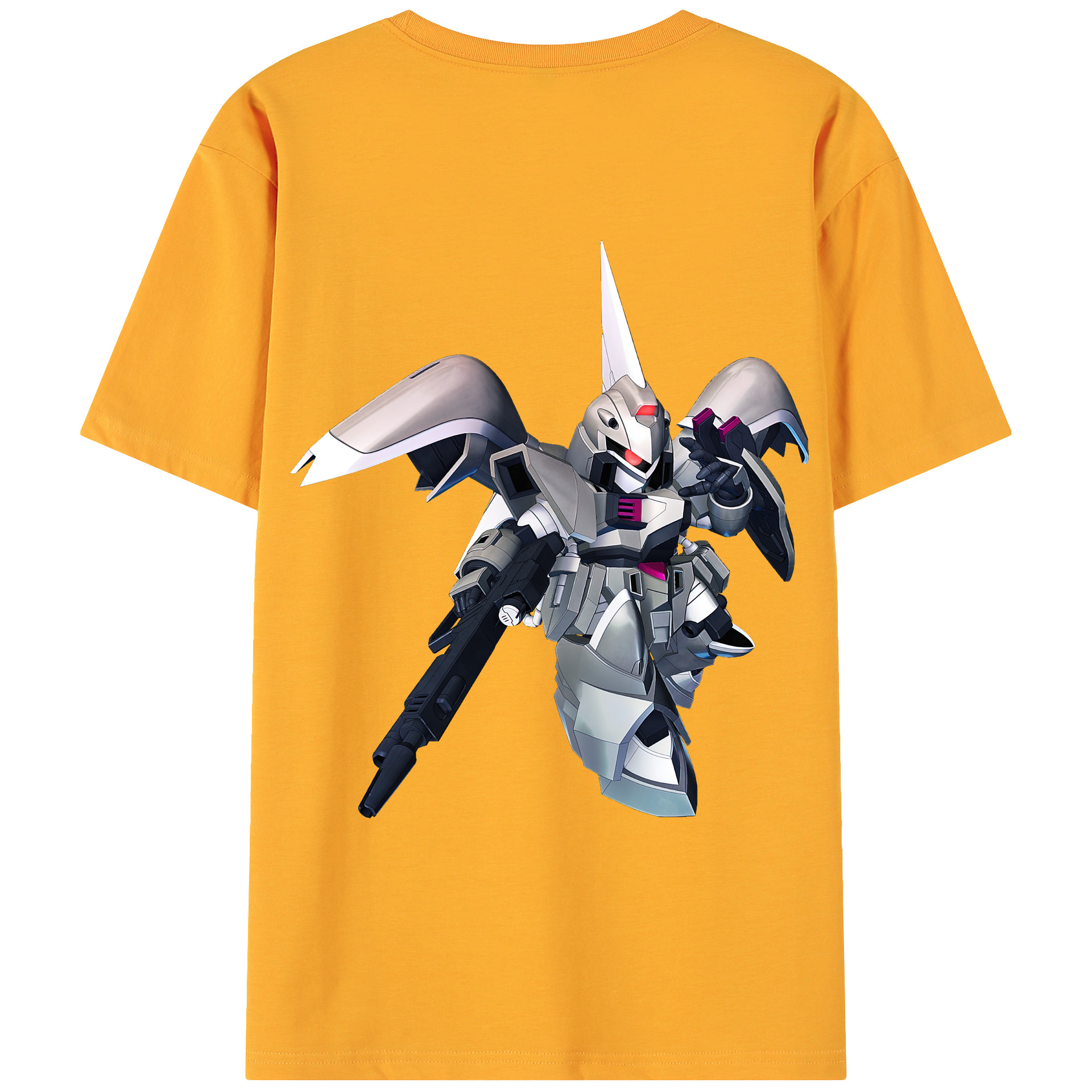 （画像用） 機動戦士ガンダム Mobile Suit Gundam 綿100％ メンズ半袖Tシャツ（バックプリント） 通気性