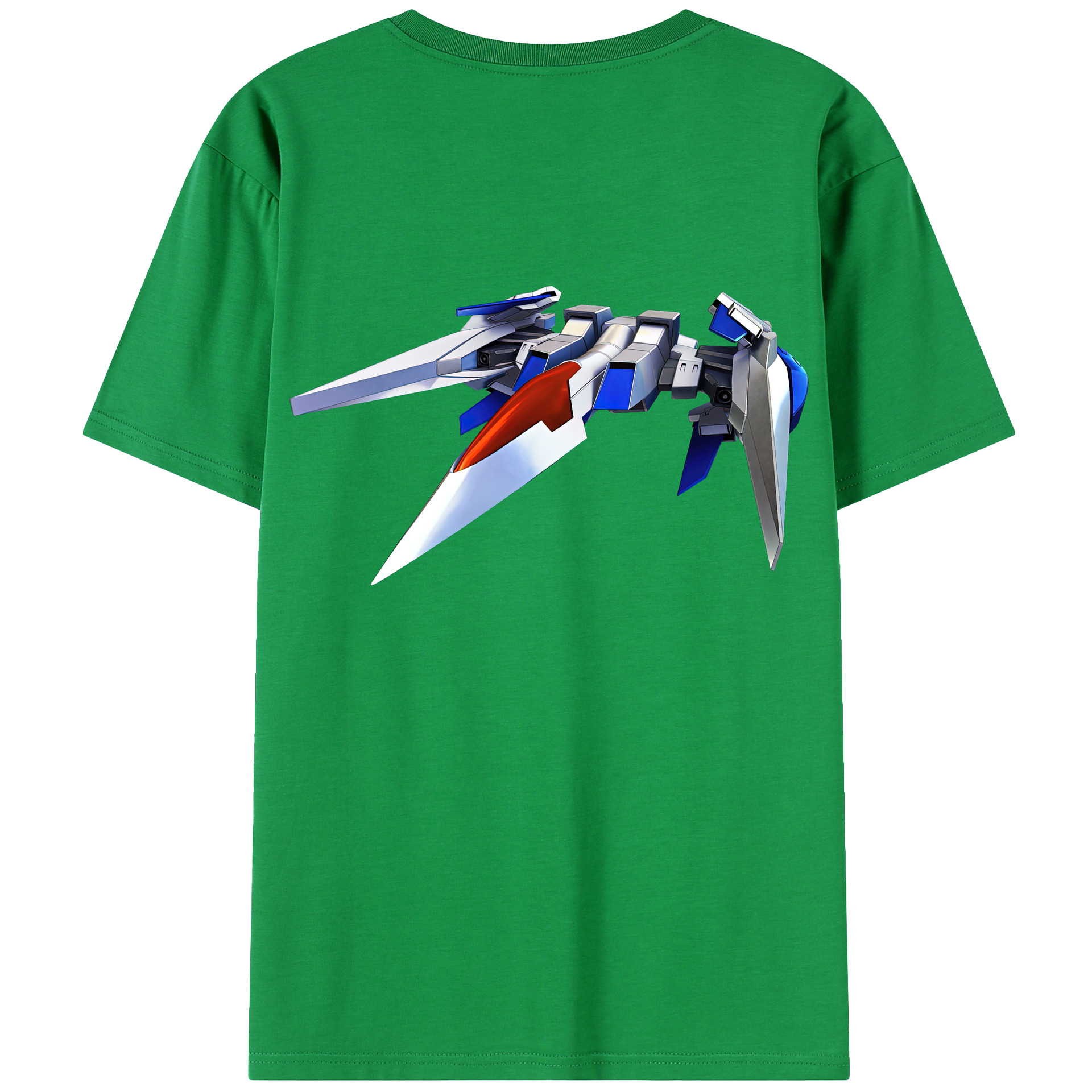 （画像用） 機動戦士ガンダム Mobile Suit Gundam 綿100％ メンズ半袖Tシャツ（バックプリント） 通気性