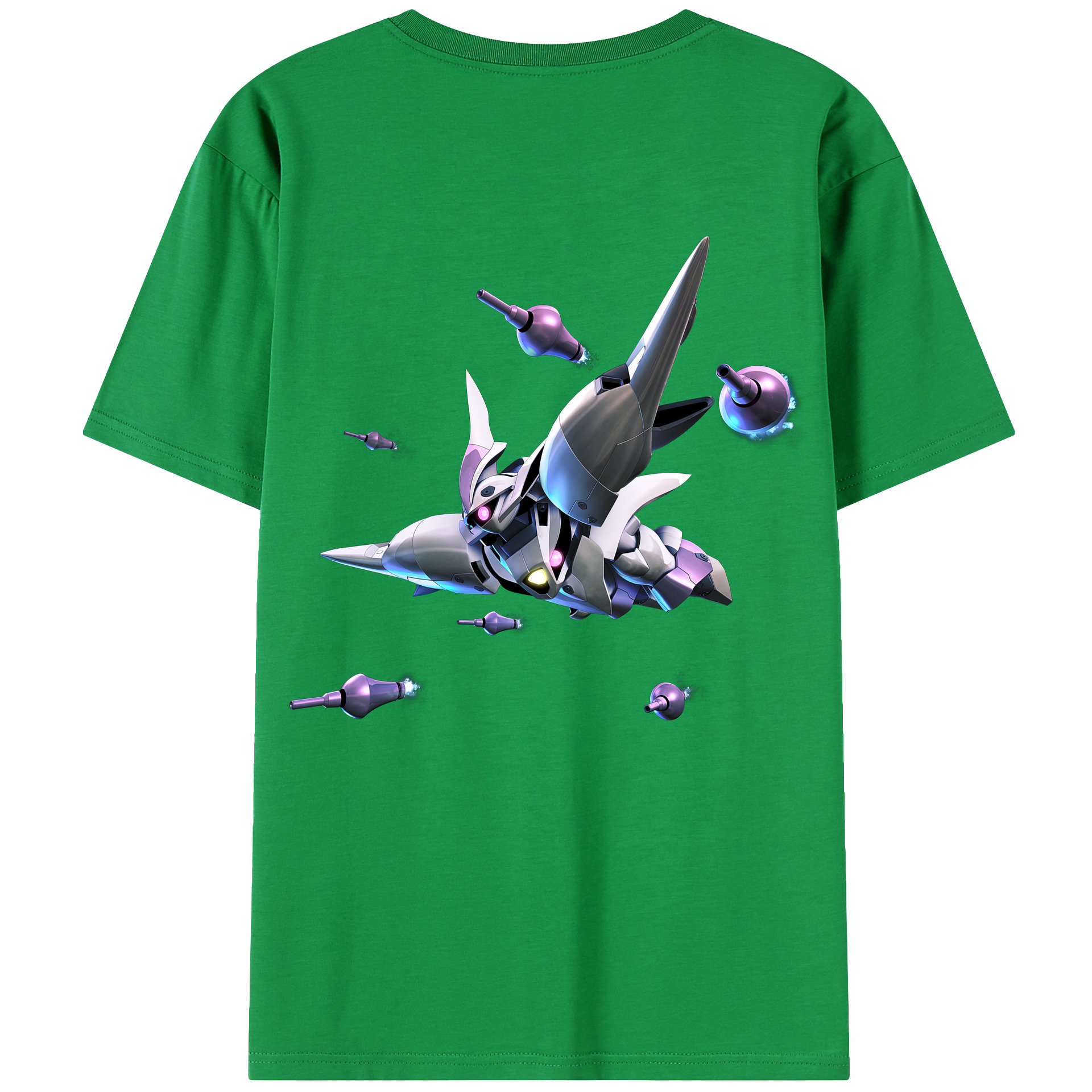 （画像用） 機動戦士ガンダム Mobile Suit Gundam 綿100％ メンズ半袖Tシャツ（バックプリント） 通気性