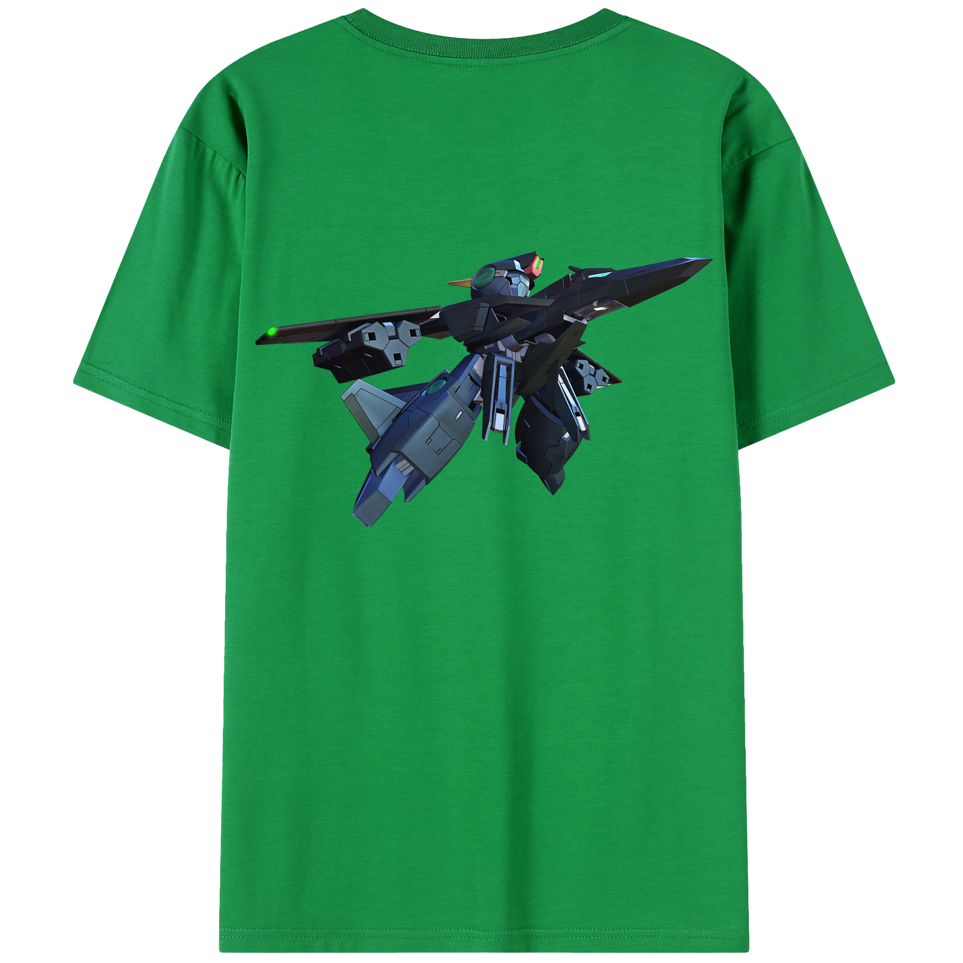 （画像用） 機動戦士ガンダム Mobile Suit Gundam 綿100％ メンズ半袖Tシャツ（バックプリント） 通気性