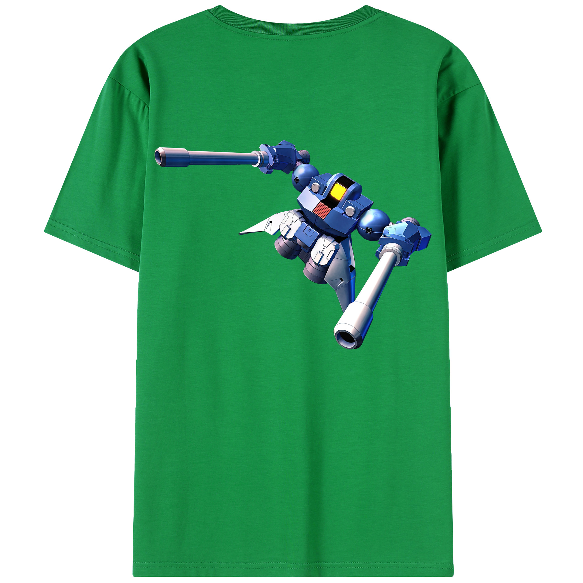 （画像用） 機動戦士ガンダム Mobile Suit Gundam 綿100％ メンズ半袖Tシャツ（バックプリント） 通気性