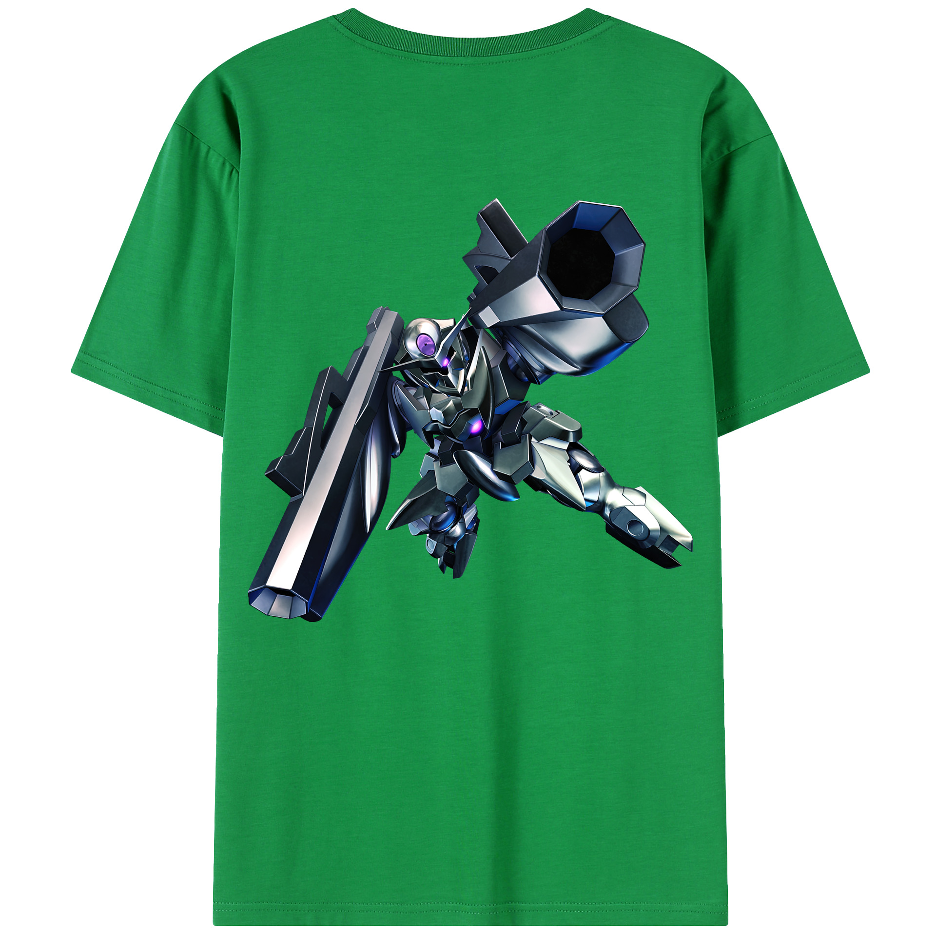 （画像用） 機動戦士ガンダム Mobile Suit Gundam 綿100％ メンズ半袖Tシャツ（バックプリント） 通気性