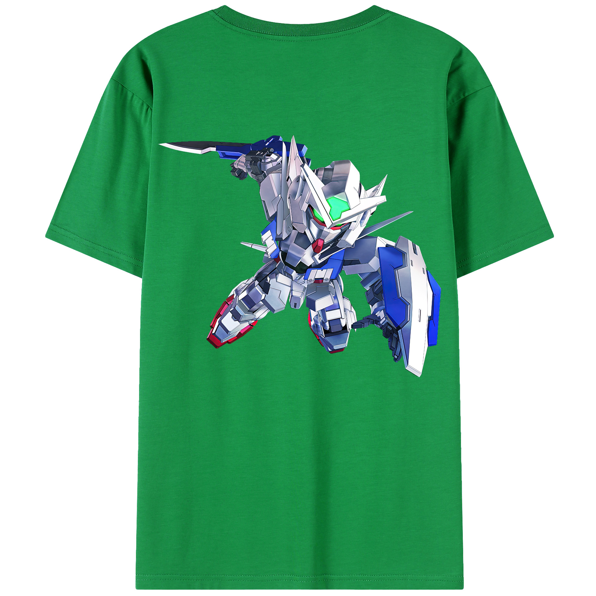 （画像用） 機動戦士ガンダム Mobile Suit Gundam 綿100％ メンズ半袖Tシャツ（バックプリント） 通気性
