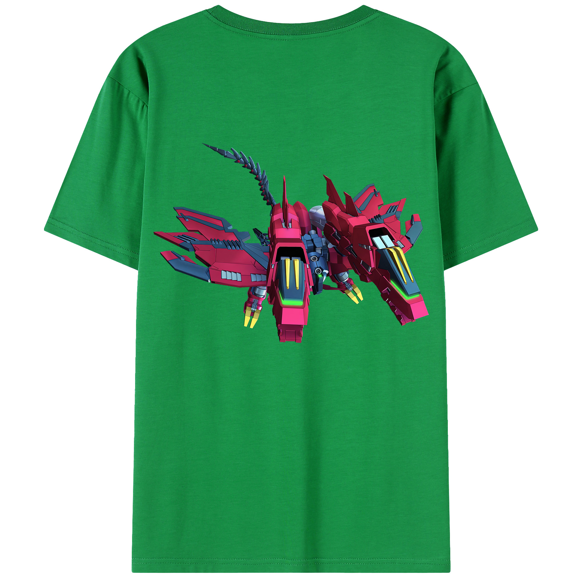 （画像用） 機動戦士ガンダム Mobile Suit Gundam 綿100％ メンズ半袖Tシャツ（バックプリント） 通気性