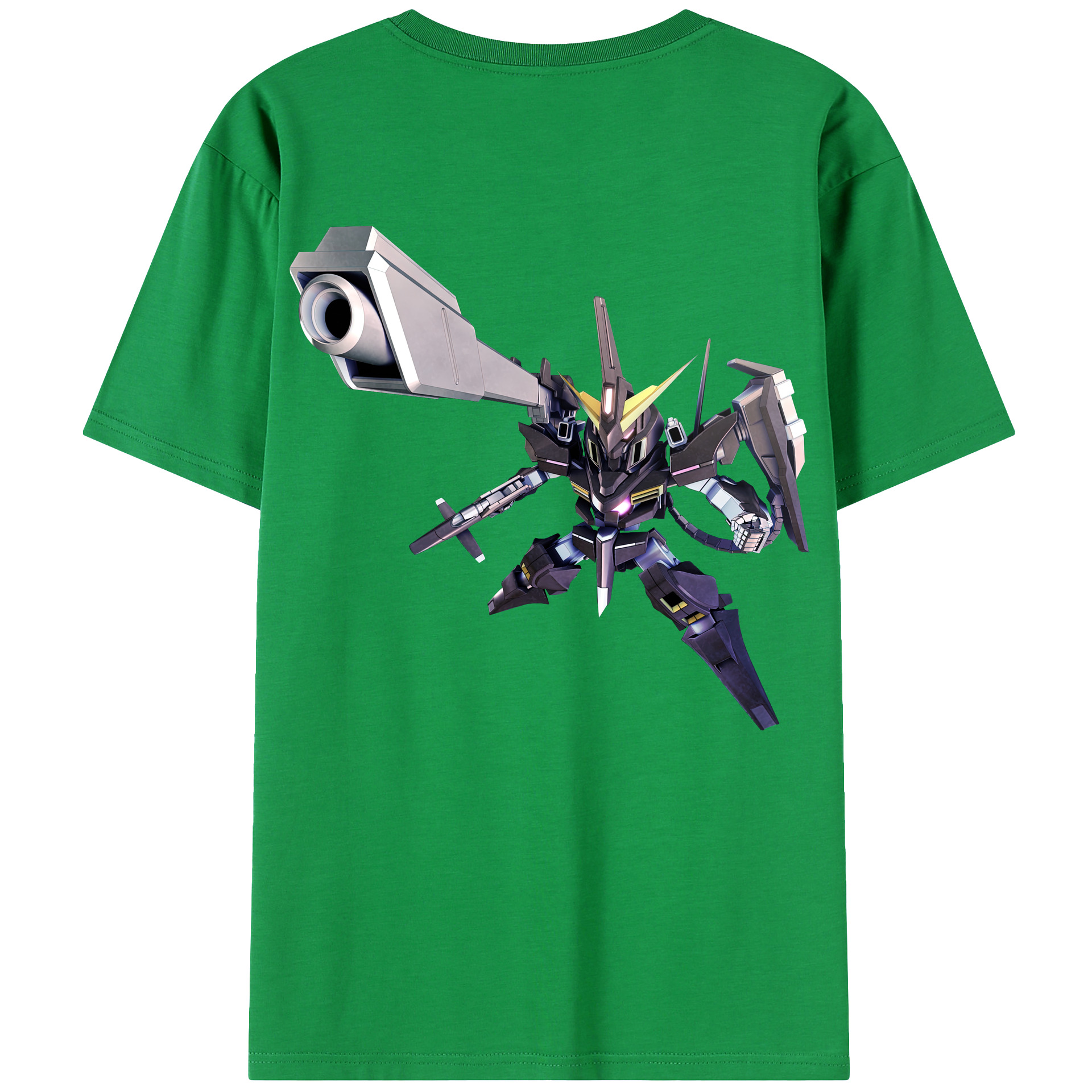 （画像用） 機動戦士ガンダム Mobile Suit Gundam 綿100％ メンズ半袖Tシャツ（バックプリント） 通気性