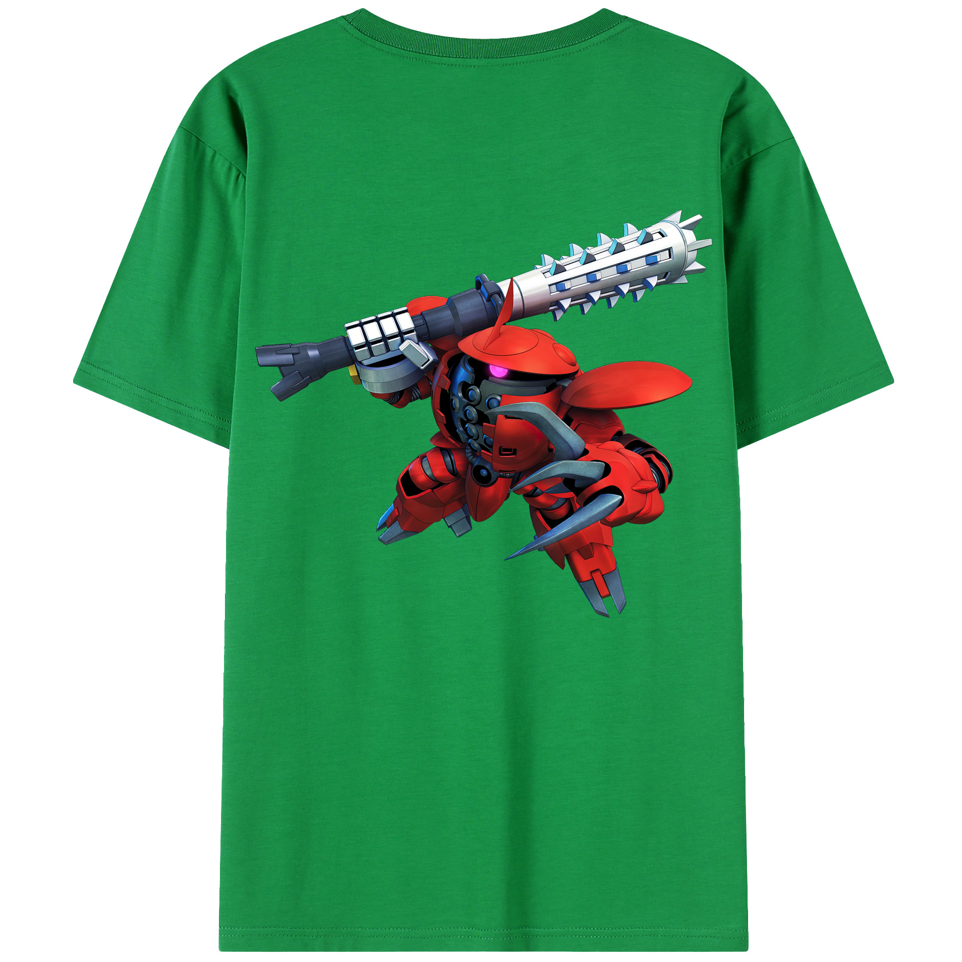 （画像用） 機動戦士ガンダム Mobile Suit Gundam 綿100％ メンズ半袖Tシャツ（バックプリント） 通気性