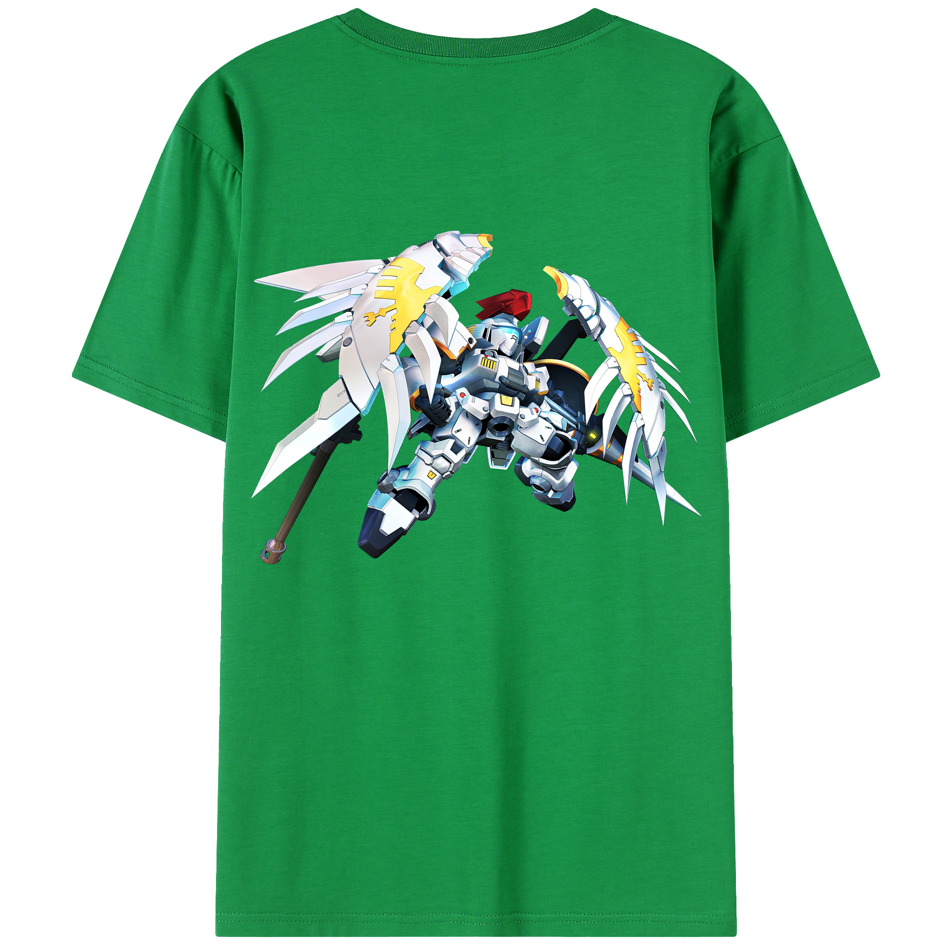 （画像用） 機動戦士ガンダム Mobile Suit Gundam 綿100％ メンズ半袖Tシャツ（バックプリント） 通気性