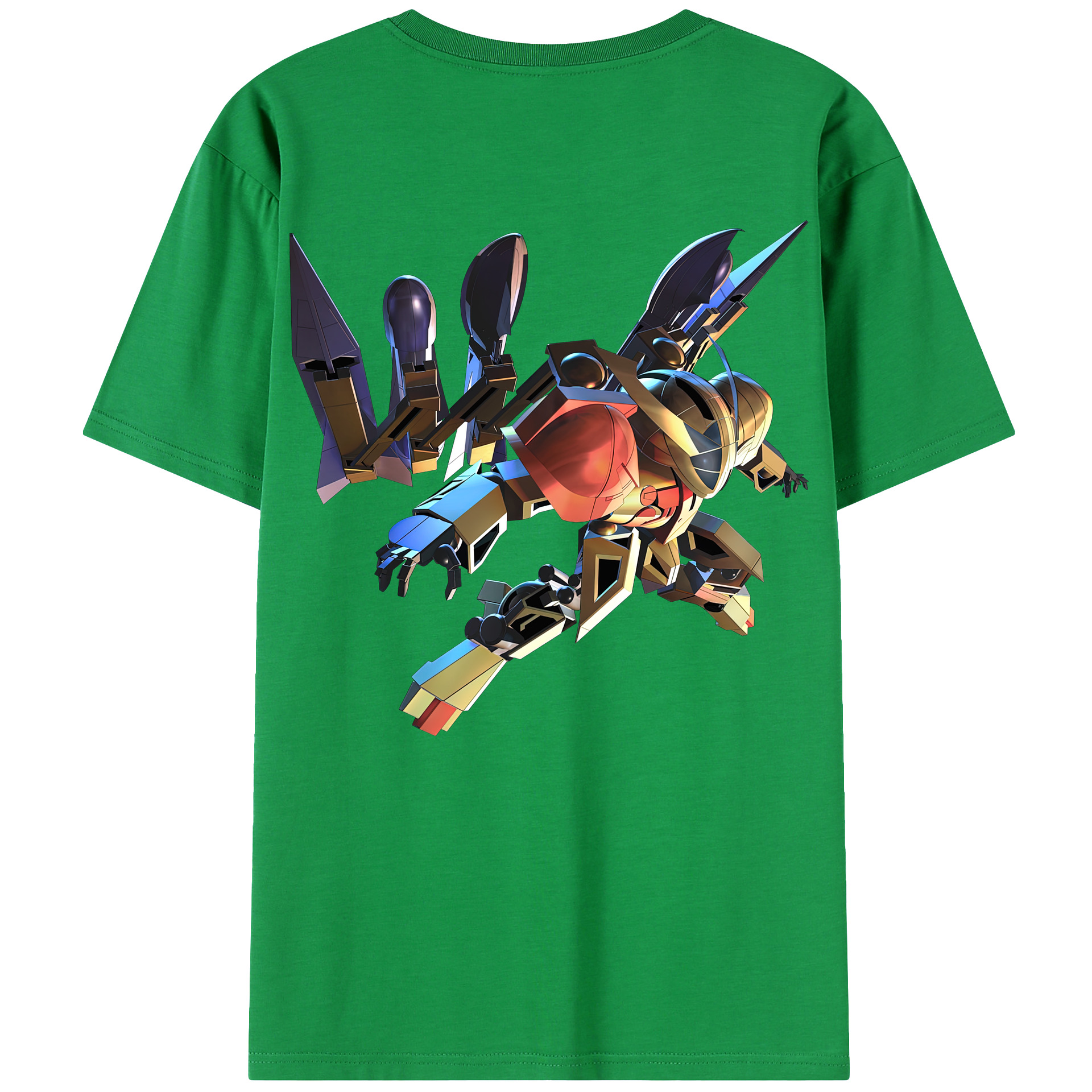 （画像用） 機動戦士ガンダム Mobile Suit Gundam 綿100％ メンズ半袖Tシャツ（バックプリント） 通気性