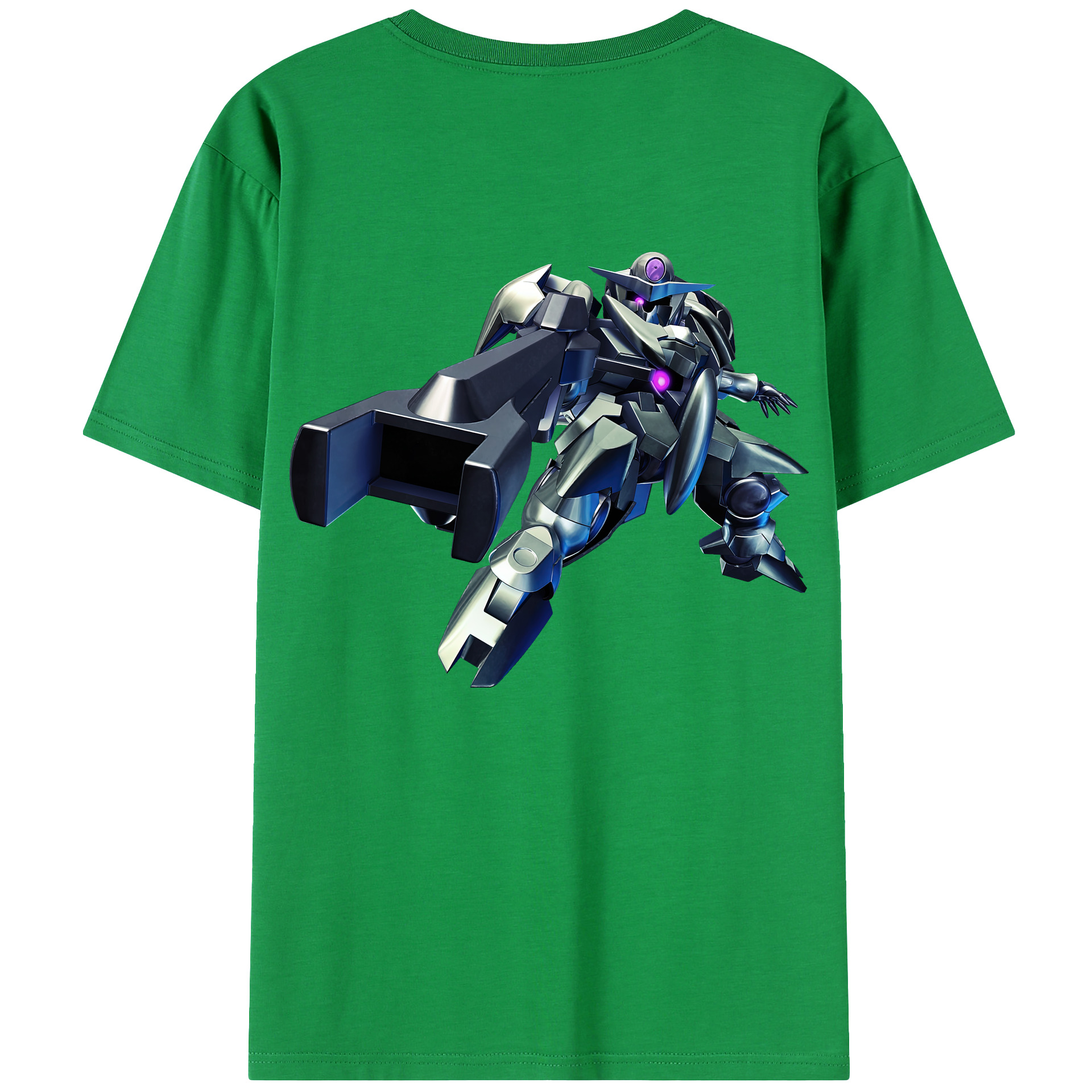 （画像用） 機動戦士ガンダム Mobile Suit Gundam 綿100％ メンズ半袖Tシャツ（バックプリント） 通気性