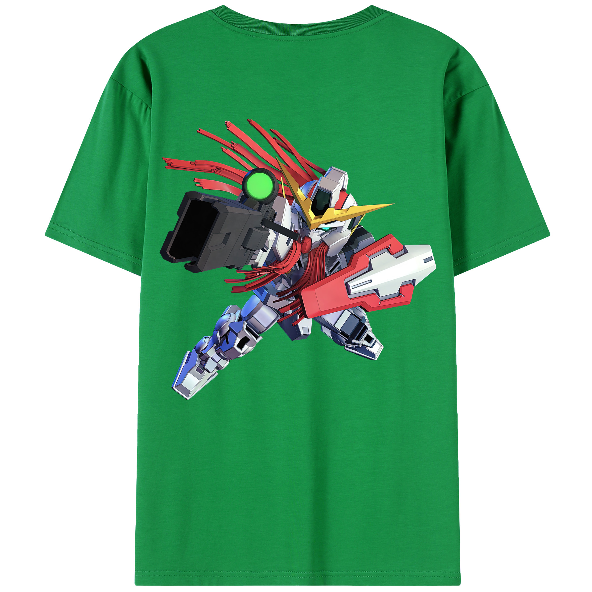 （画像用） 機動戦士ガンダム Mobile Suit Gundam 綿100％ メンズ半袖Tシャツ（バックプリント） 通気性