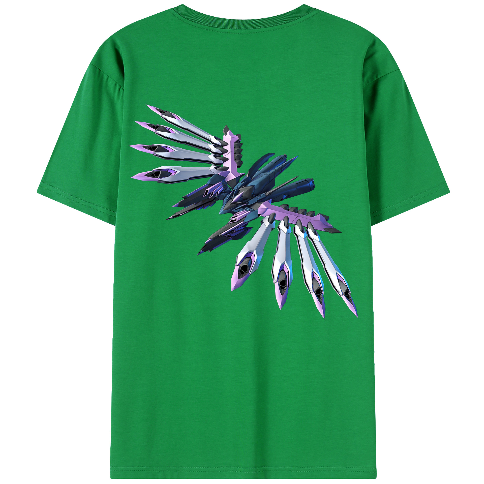 （画像用） 機動戦士ガンダム Mobile Suit Gundam 綿100％ メンズ半袖Tシャツ（バックプリント） 通気性
