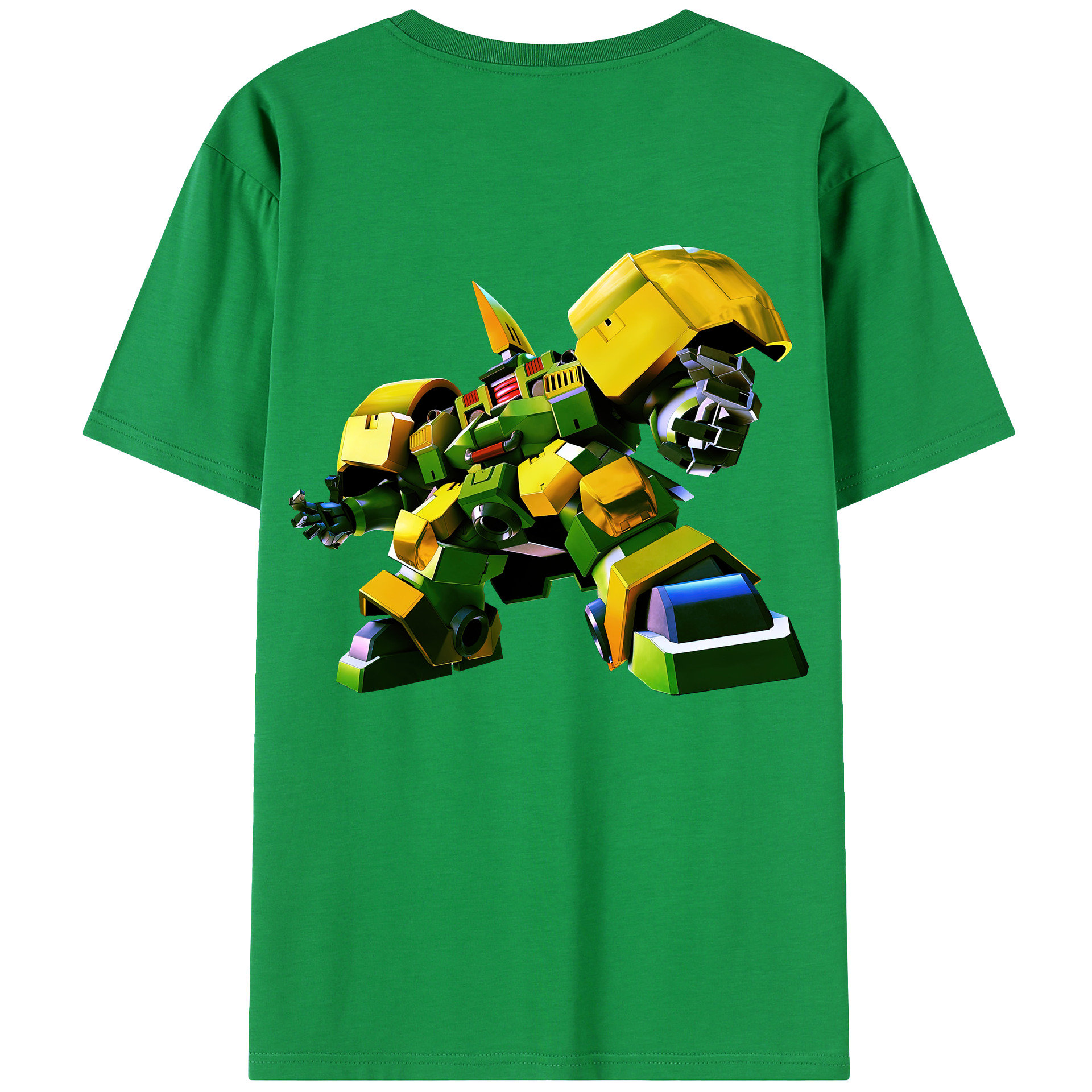 （画像用） 機動戦士ガンダム Mobile Suit Gundam 綿100％ メンズ半袖Tシャツ（バックプリント） 通気性