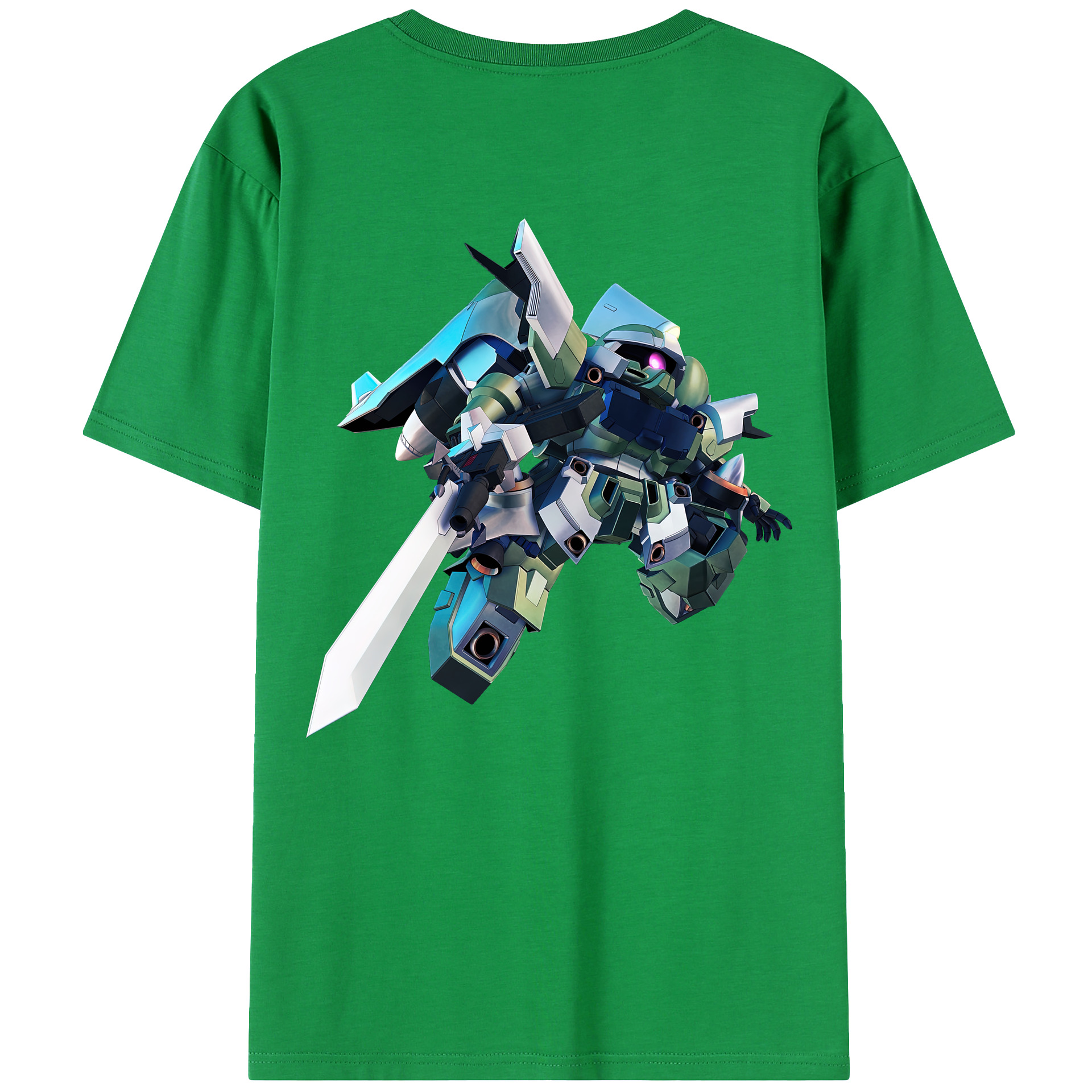 （画像用） 機動戦士ガンダム Mobile Suit Gundam 綿100％ メンズ半袖Tシャツ（バックプリント） 通気性