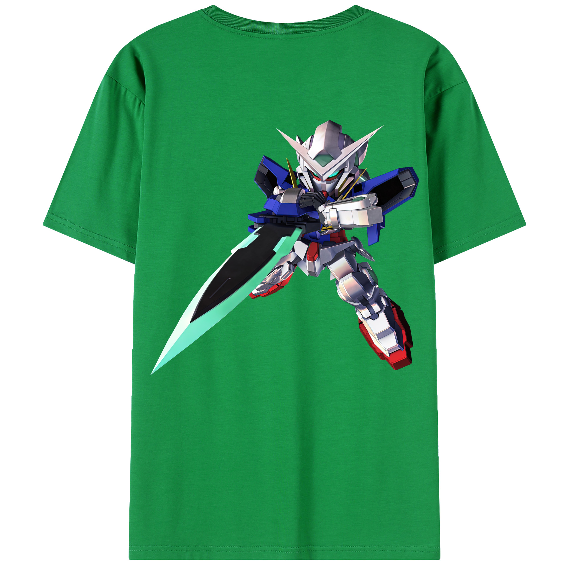 （画像用） 機動戦士ガンダム Mobile Suit Gundam 綿100％ メンズ半袖Tシャツ（バックプリント） 通気性