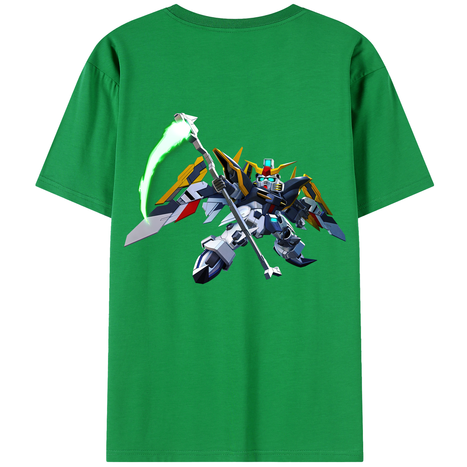 （画像用） 機動戦士ガンダム Mobile Suit Gundam 綿100％ メンズ半袖Tシャツ（バックプリント） 通気性