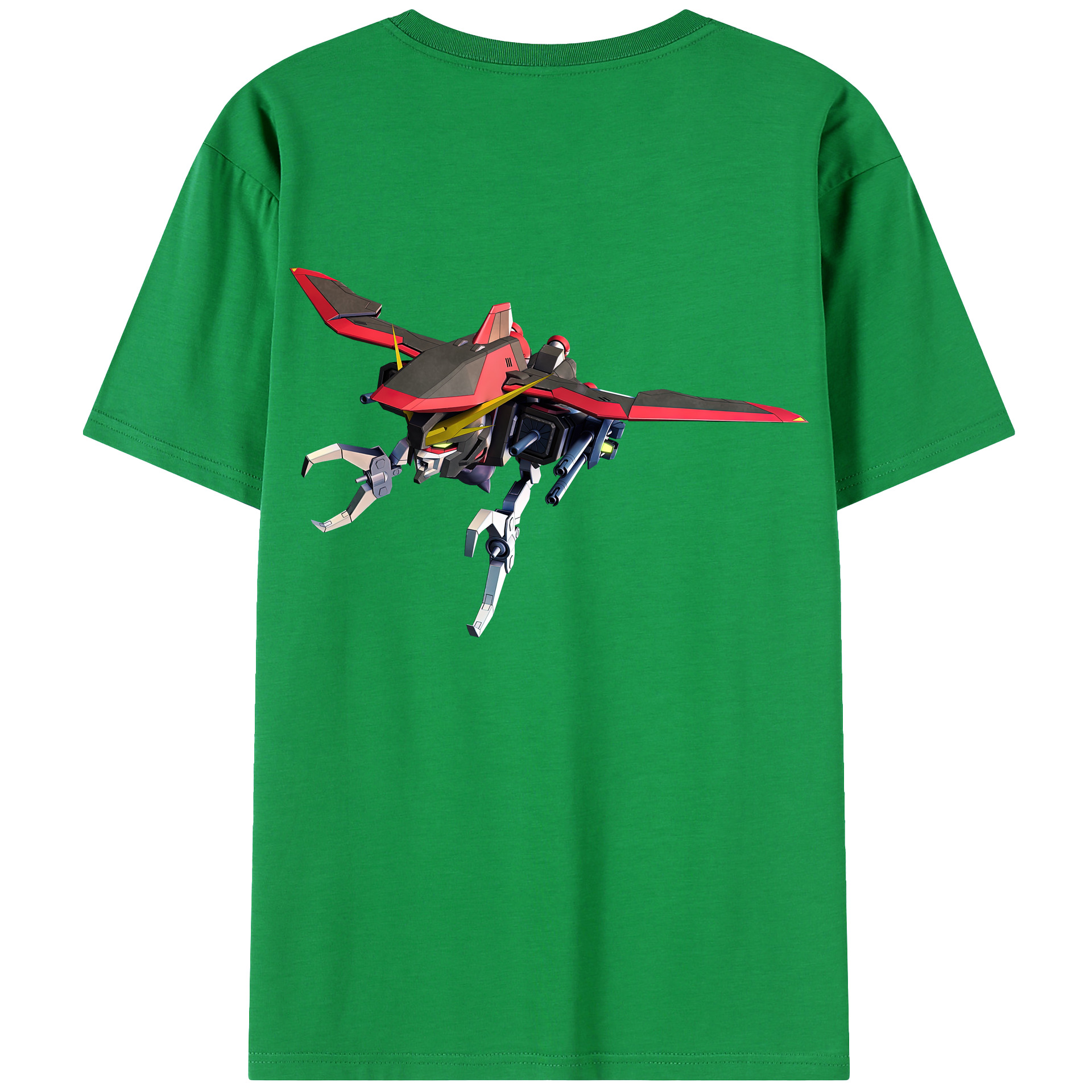 （画像用） 機動戦士ガンダム Mobile Suit Gundam 綿100％ メンズ半袖Tシャツ（バックプリント） 通気性