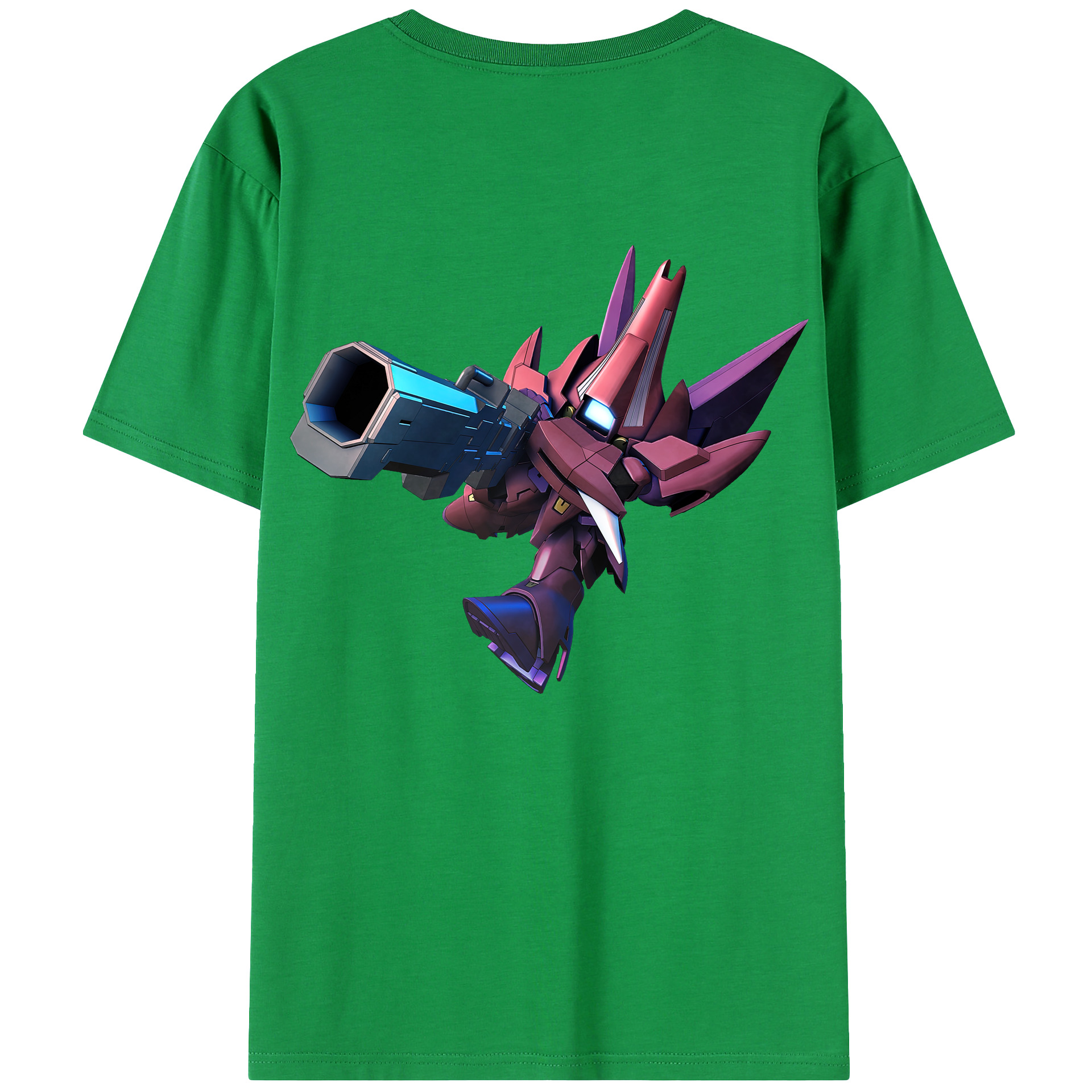 （画像用） 機動戦士ガンダム Mobile Suit Gundam 綿100％ メンズ半袖Tシャツ（バックプリント） 通気性