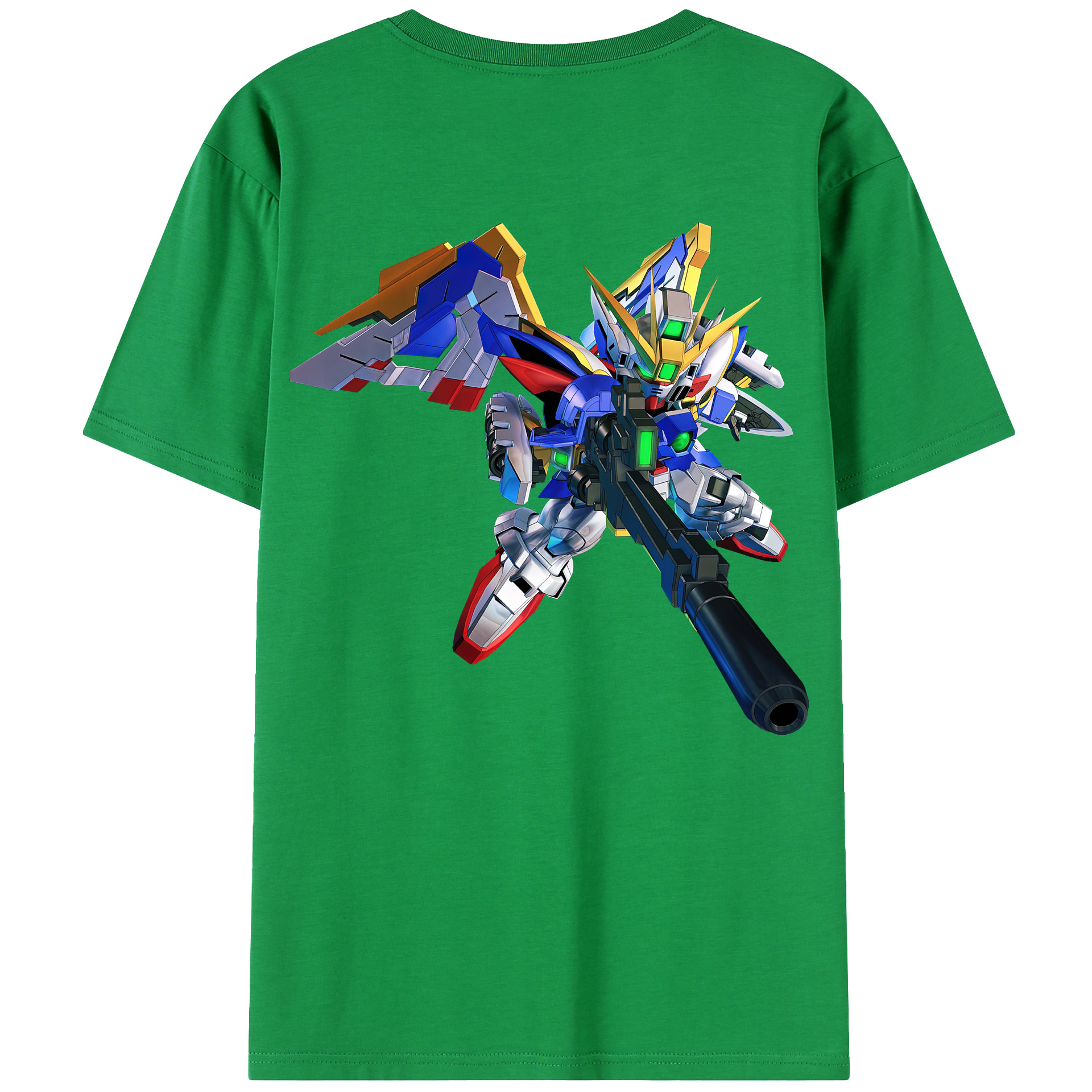 （画像用） 機動戦士ガンダム Mobile Suit Gundam 綿100％ メンズ半袖Tシャツ（バックプリント） 通気性