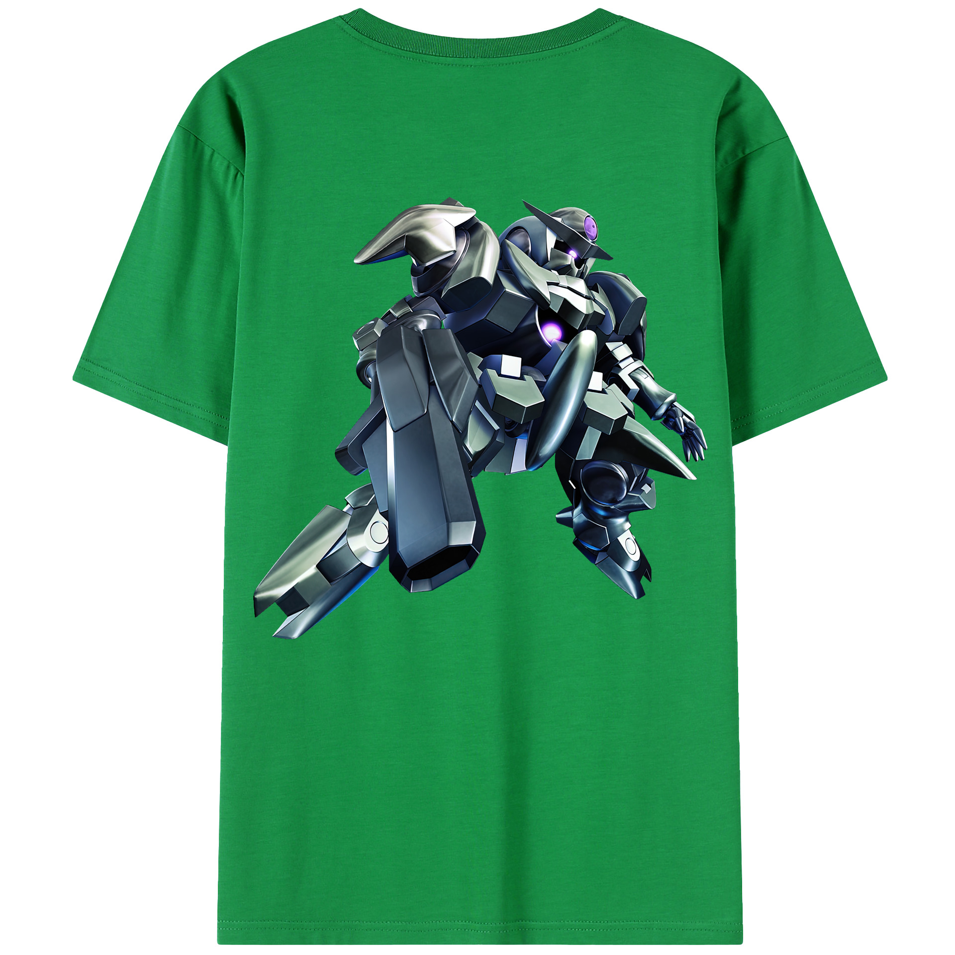 （画像用） 機動戦士ガンダム Mobile Suit Gundam 綿100％ メンズ半袖Tシャツ（バックプリント） 通気性