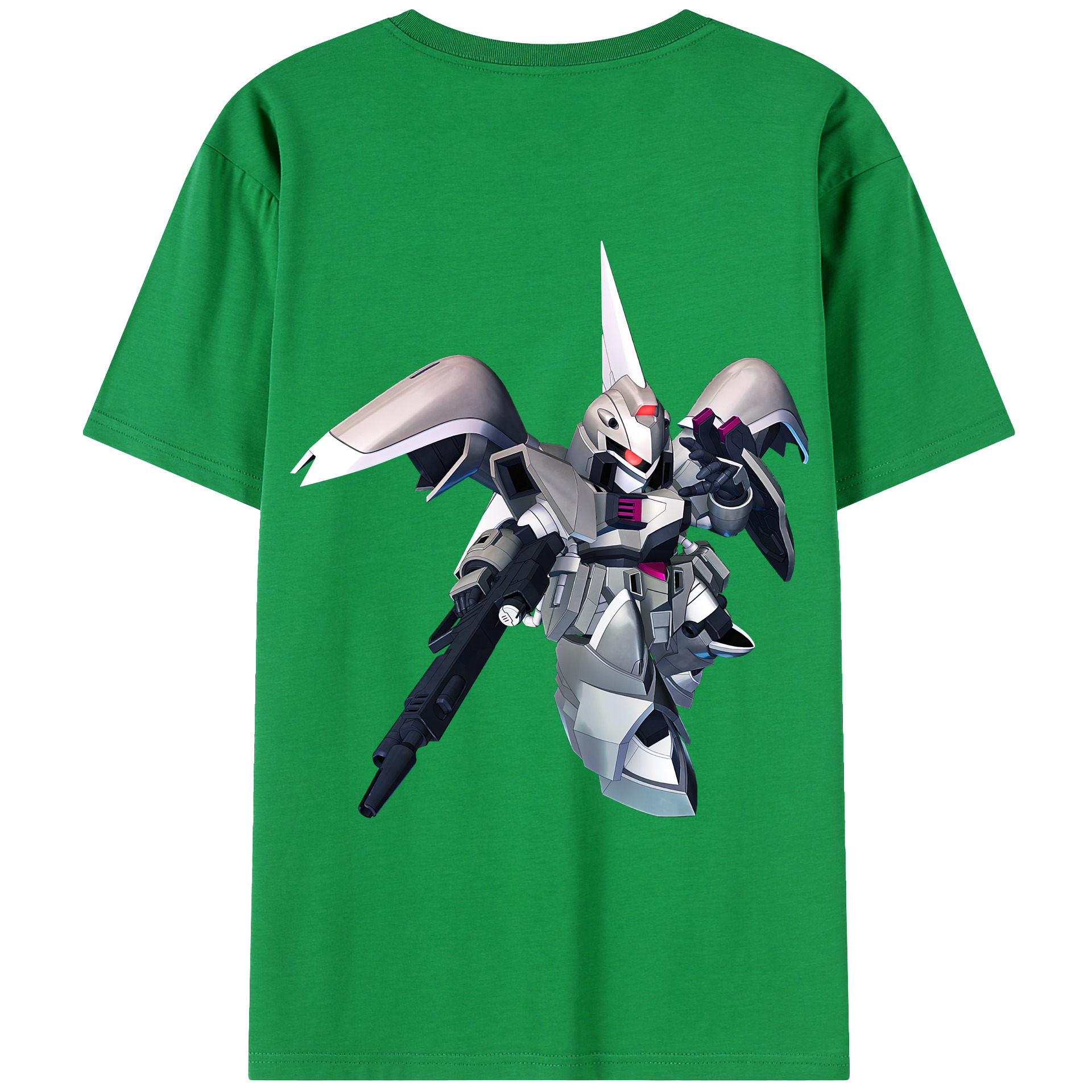 （画像用） 機動戦士ガンダム Mobile Suit Gundam 綿100％ メンズ半袖Tシャツ（バックプリント） 通気性