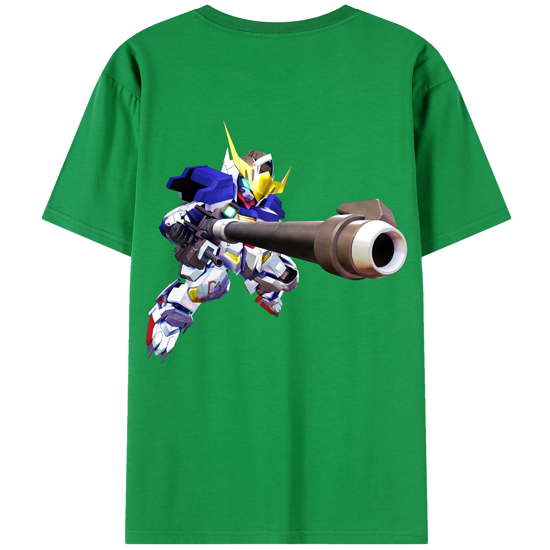 （画像用） 機動戦士ガンダム Mobile Suit Gundam 綿100％ メンズ半袖Tシャツ（バックプリント） 通気性