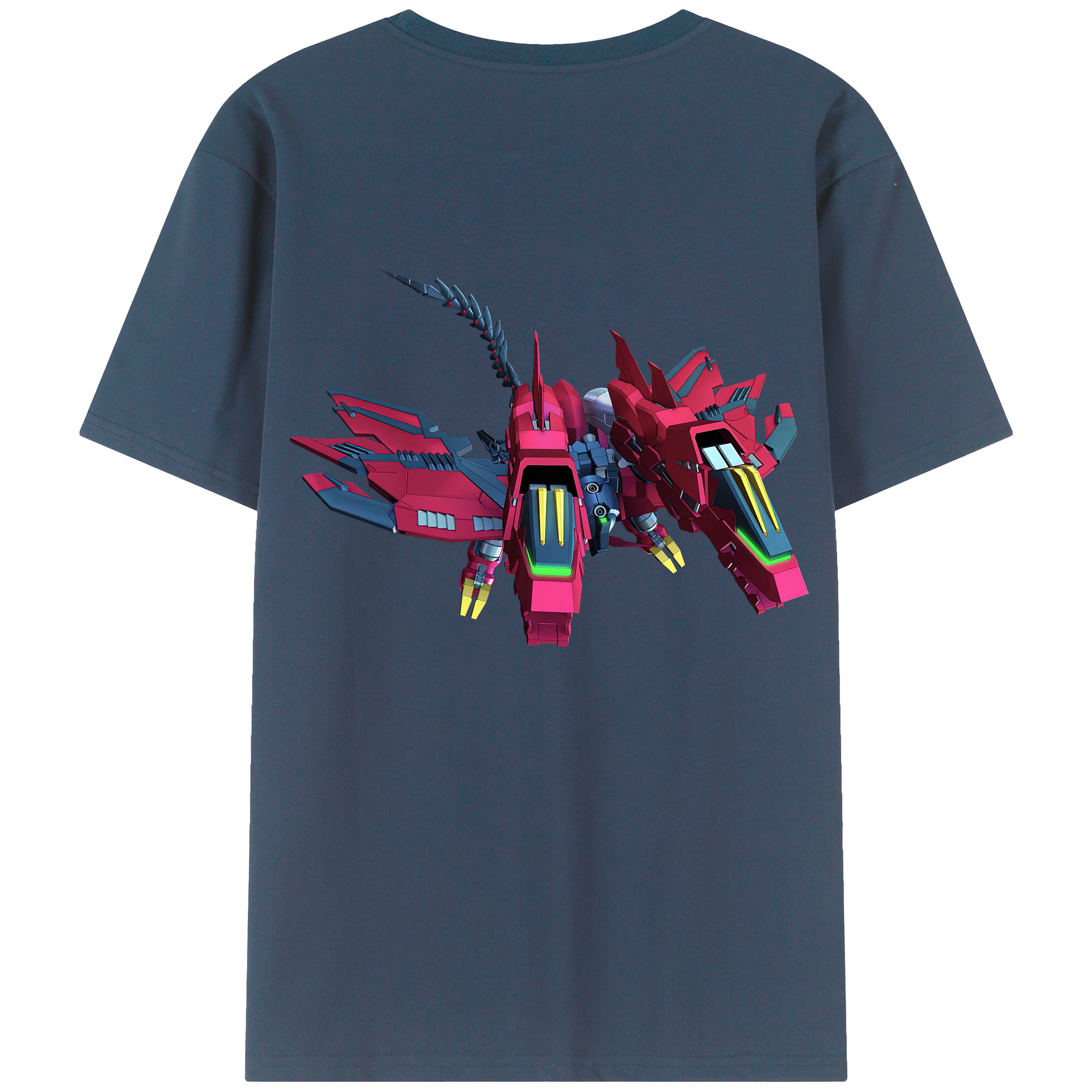 （画像用） 機動戦士ガンダム Mobile Suit Gundam 綿100％ メンズ半袖Tシャツ（バックプリント） 通気性