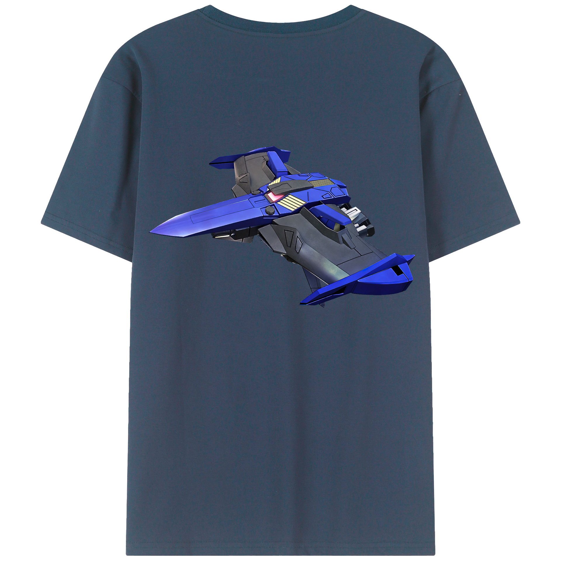 （画像用） 機動戦士ガンダム Mobile Suit Gundam 綿100％ メンズ半袖Tシャツ（バックプリント） 通気性