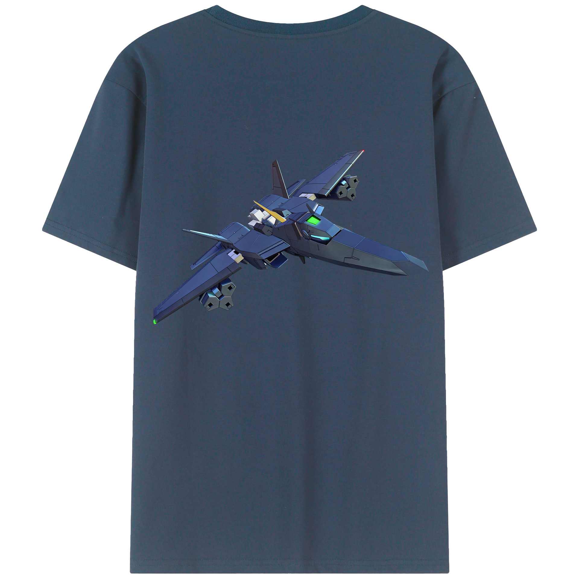 （画像用） 機動戦士ガンダム Mobile Suit Gundam 綿100％ メンズ半袖Tシャツ（バックプリント） 通気性