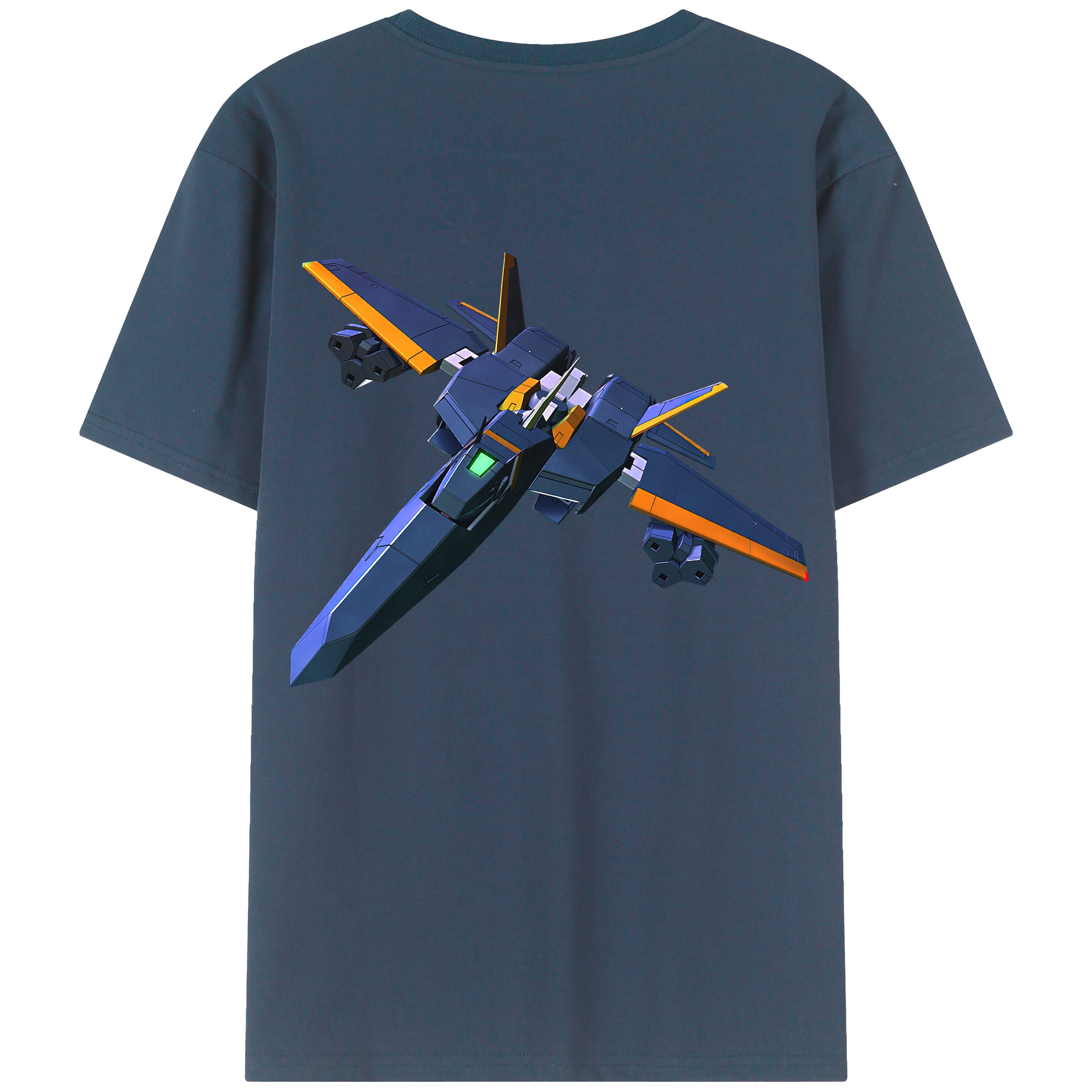 （画像用） 機動戦士ガンダム Mobile Suit Gundam 綿100％ メンズ半袖Tシャツ（バックプリント） 通気性