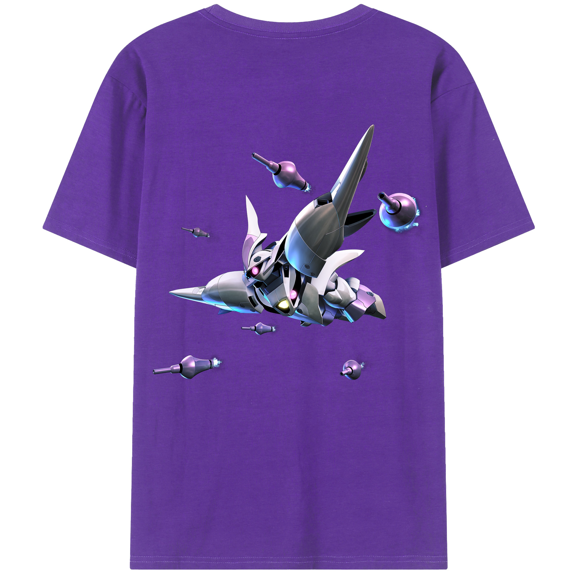 （画像用） 機動戦士ガンダム Mobile Suit Gundam 綿100％ メンズ半袖Tシャツ（バックプリント） 通気性
