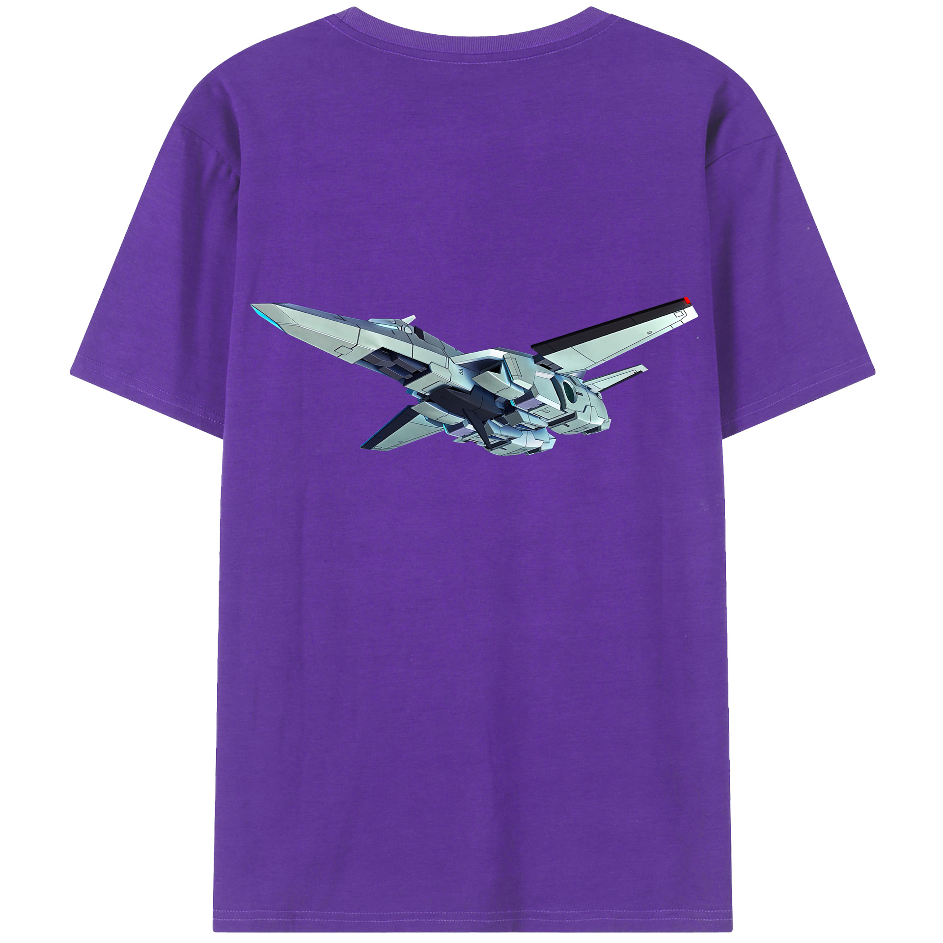 （画像用） 機動戦士ガンダム Mobile Suit Gundam 綿100％ メンズ半袖Tシャツ（バックプリント） 通気性