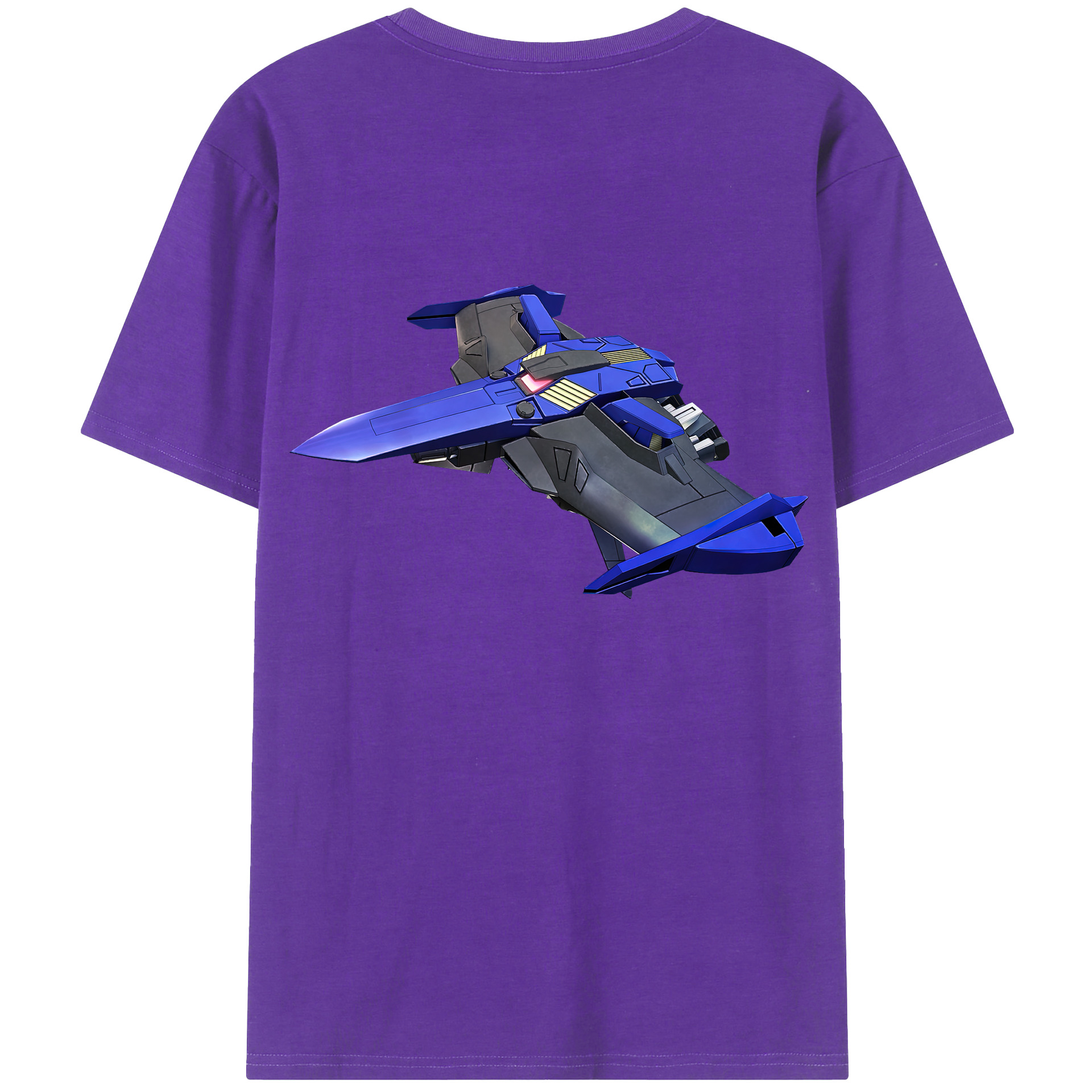 （画像用） 機動戦士ガンダム Mobile Suit Gundam 綿100％ メンズ半袖Tシャツ（バックプリント） 通気性