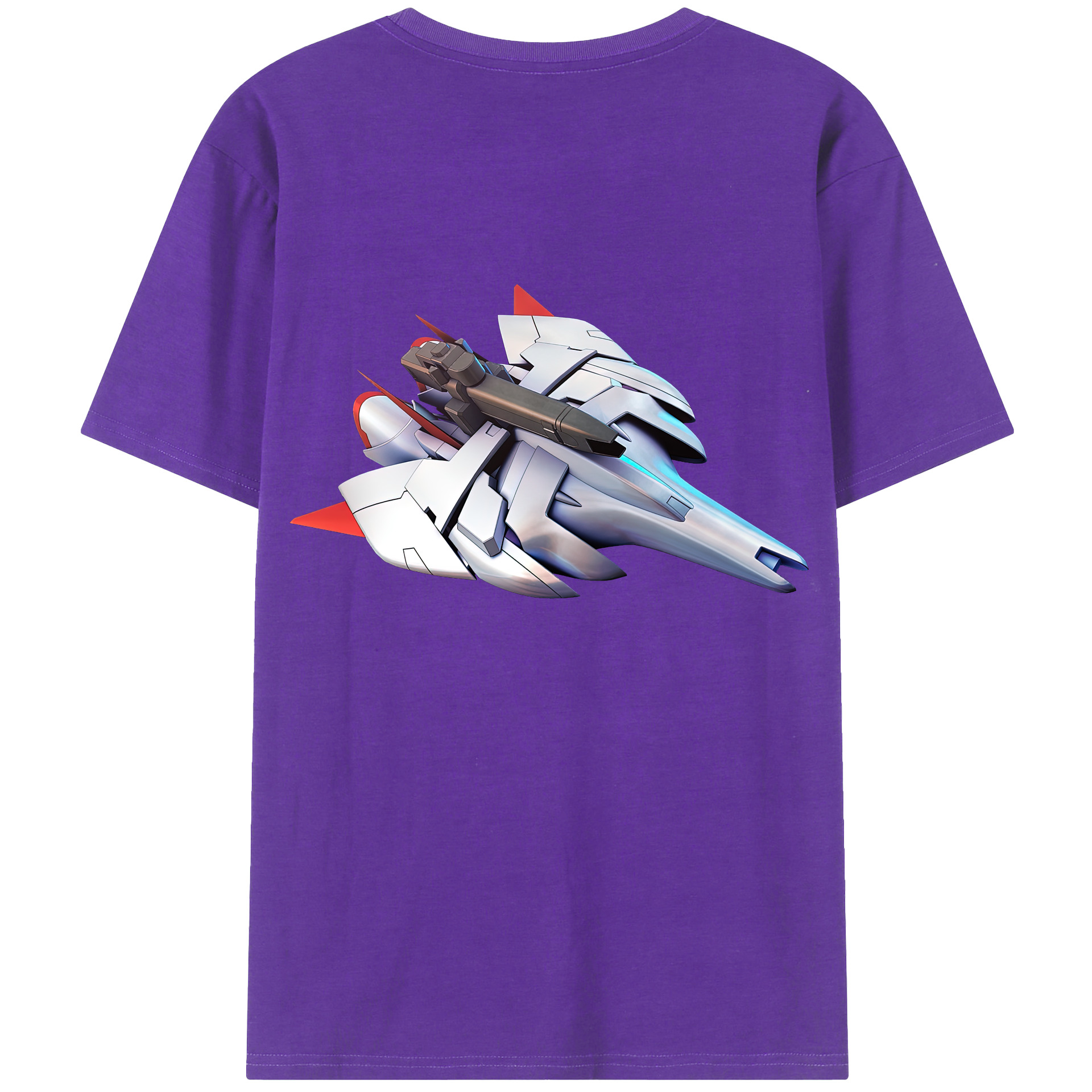 （画像用） 機動戦士ガンダム Mobile Suit Gundam 綿100％ メンズ半袖Tシャツ（バックプリント） 通気性