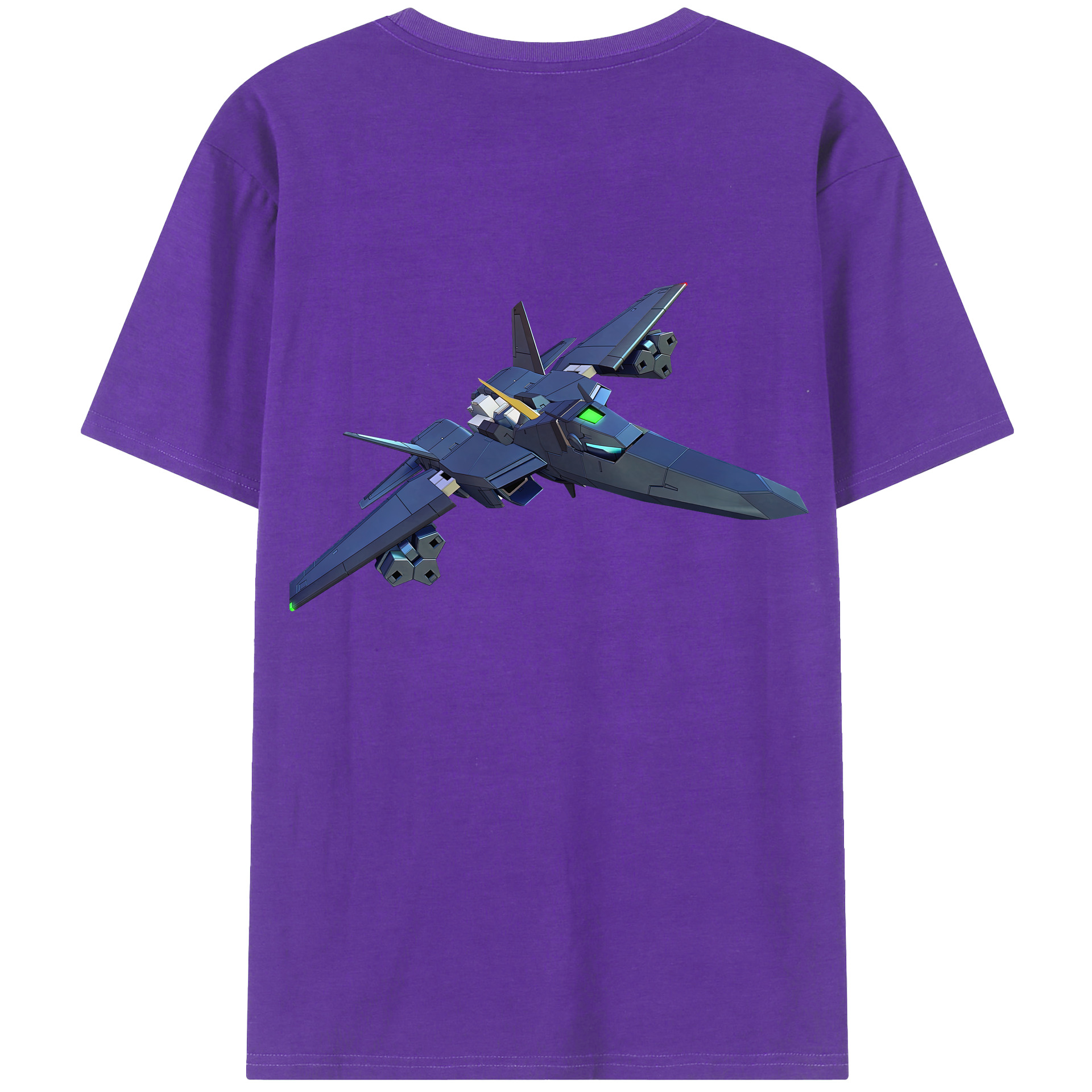 （画像用） 機動戦士ガンダム Mobile Suit Gundam 綿100％ メンズ半袖Tシャツ（バックプリント） 通気性