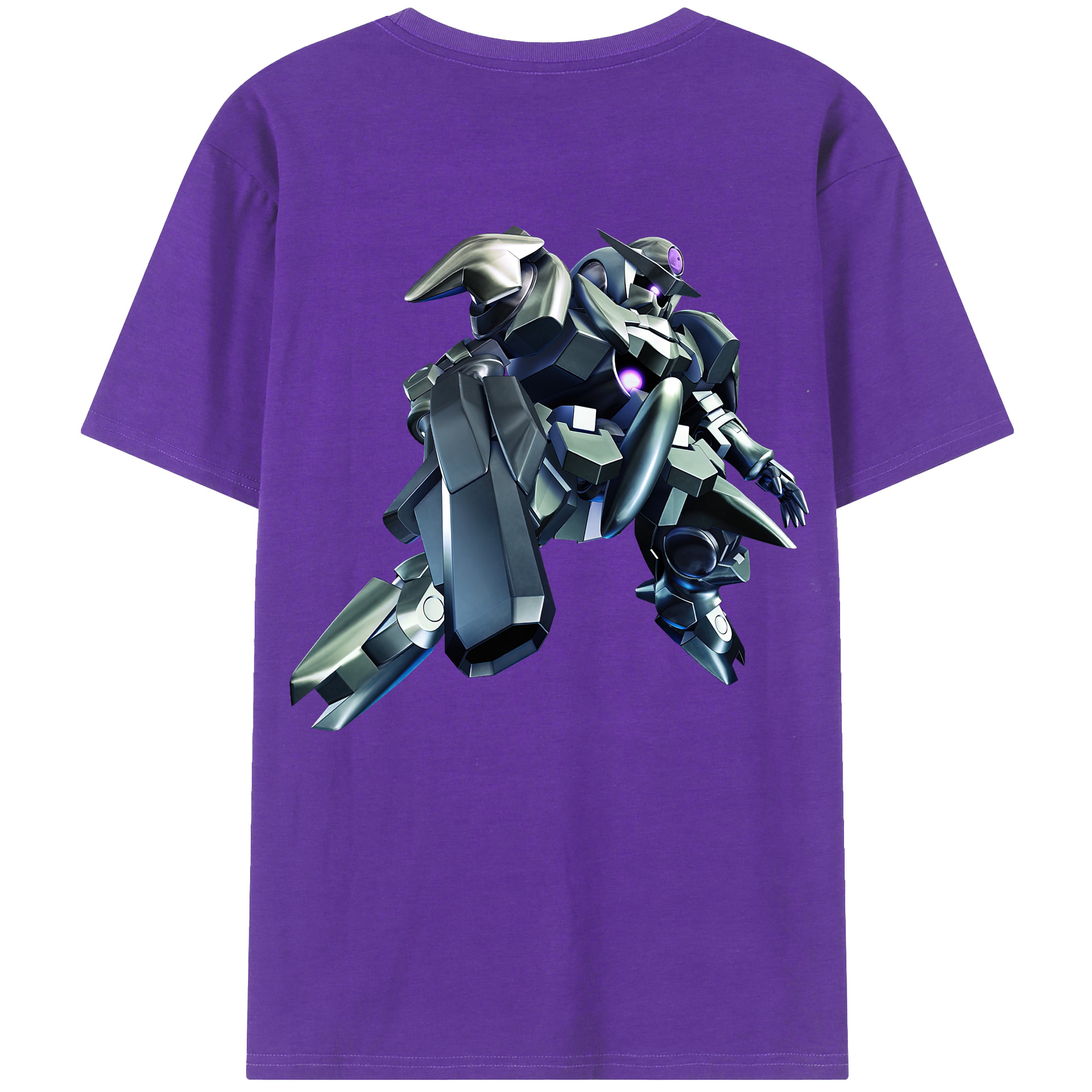 （画像用） 機動戦士ガンダム Mobile Suit Gundam 綿100％ メンズ半袖Tシャツ（バックプリント） 通気性