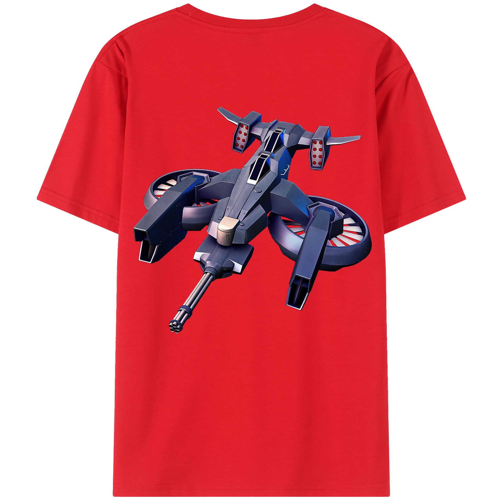 （画像用） 機動戦士ガンダム Mobile Suit Gundam 綿100％ メンズ半袖Tシャツ（バックプリント） 通気性