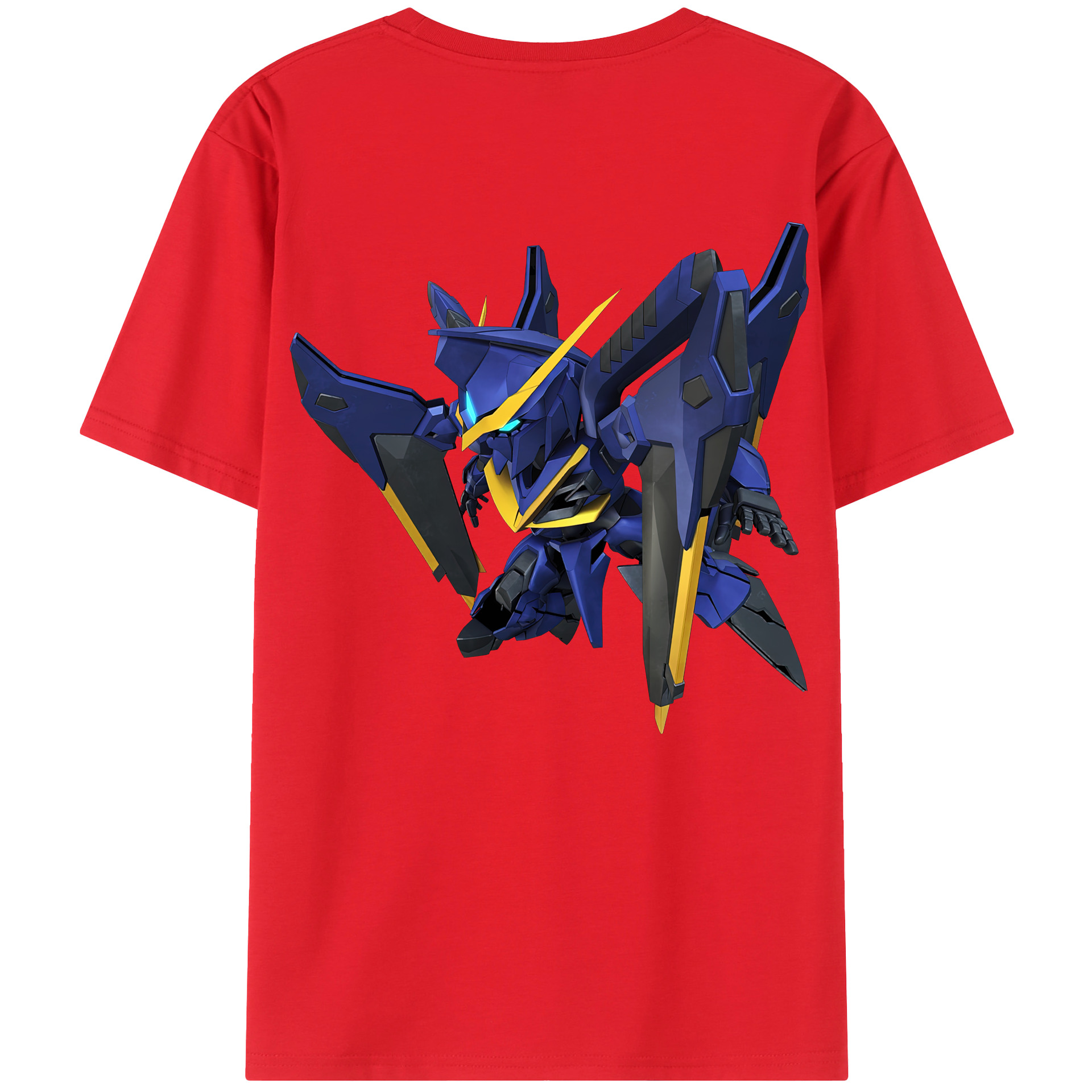 （画像用） 機動戦士ガンダム Mobile Suit Gundam 綿100％ メンズ半袖Tシャツ（バックプリント） 通気性
