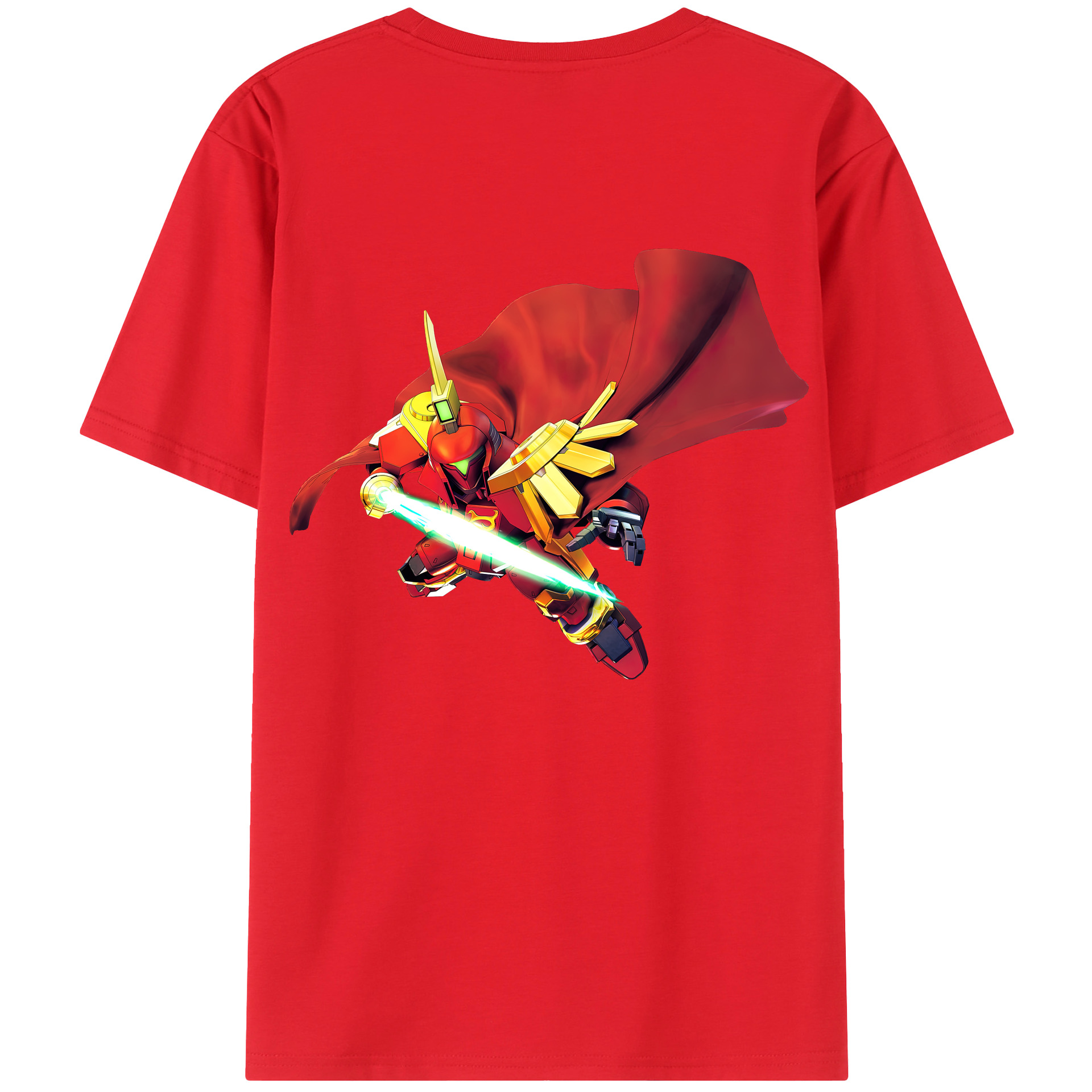 （画像用） 機動戦士ガンダム Mobile Suit Gundam 綿100％ メンズ半袖Tシャツ（バックプリント） 通気性