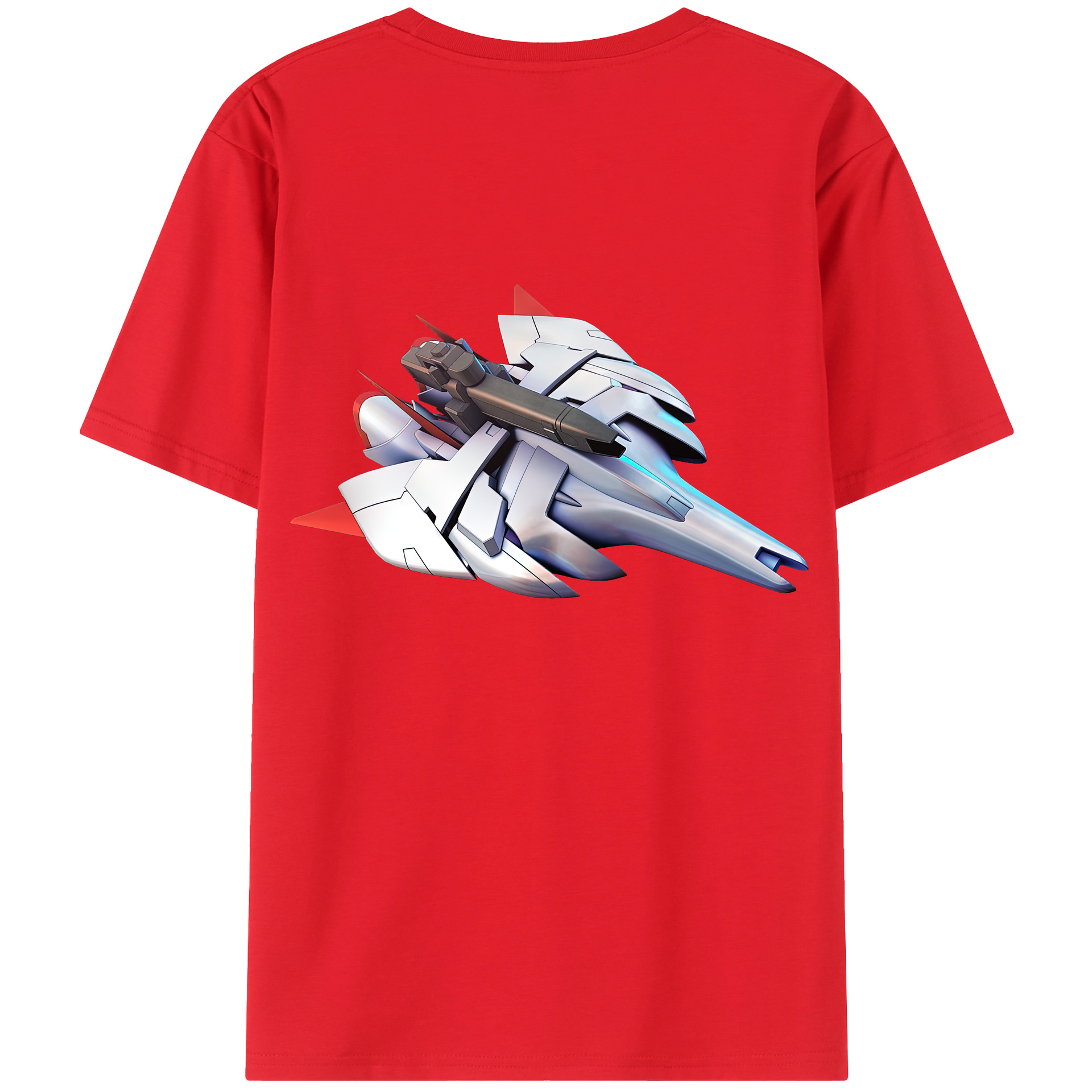 （画像用） 機動戦士ガンダム Mobile Suit Gundam 綿100％ メンズ半袖Tシャツ（バックプリント） 通気性