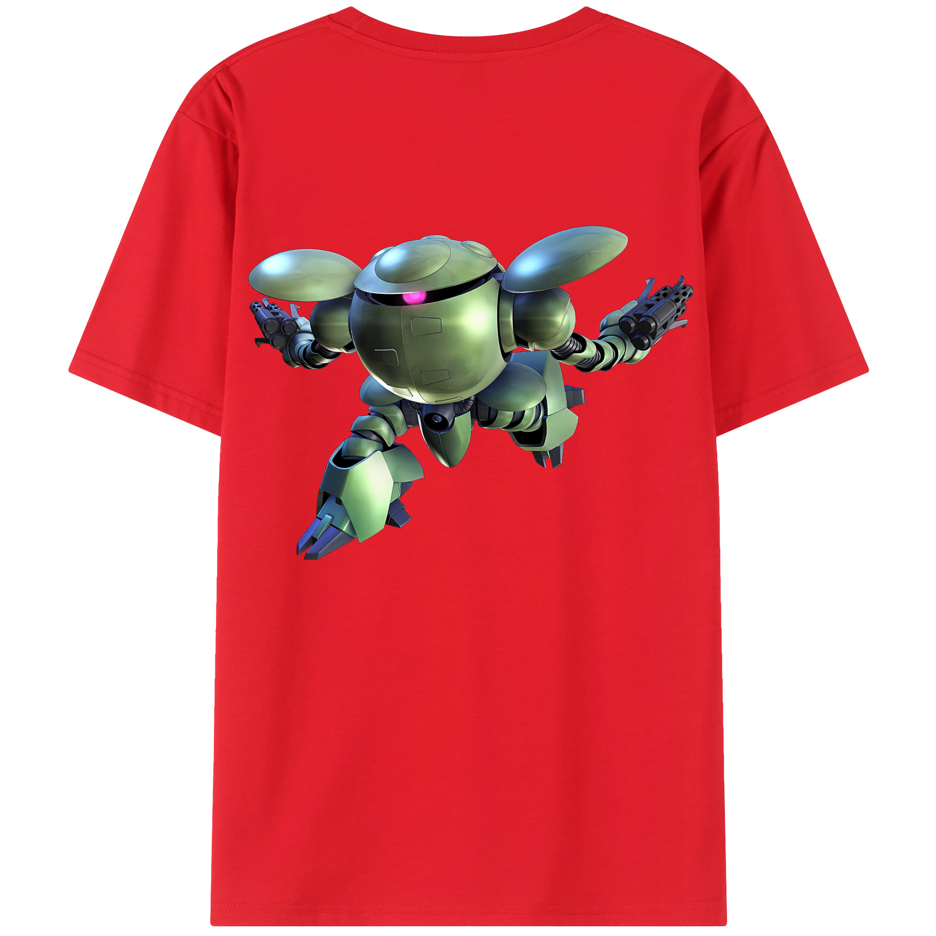 （画像用） 機動戦士ガンダム Mobile Suit Gundam 綿100％ メンズ半袖Tシャツ（バックプリント） 通気性