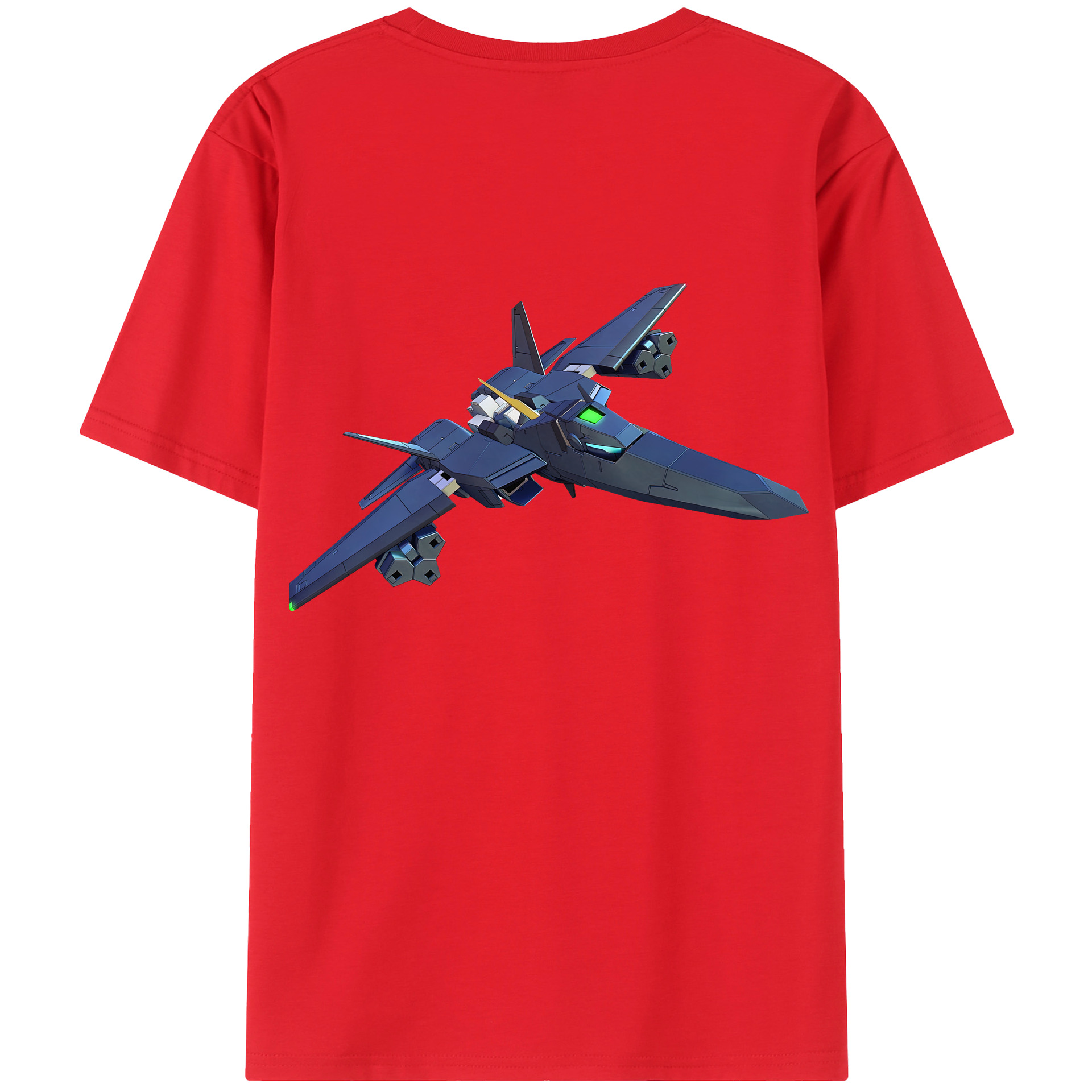 （画像用） 機動戦士ガンダム Mobile Suit Gundam 綿100％ メンズ半袖Tシャツ（バックプリント） 通気性