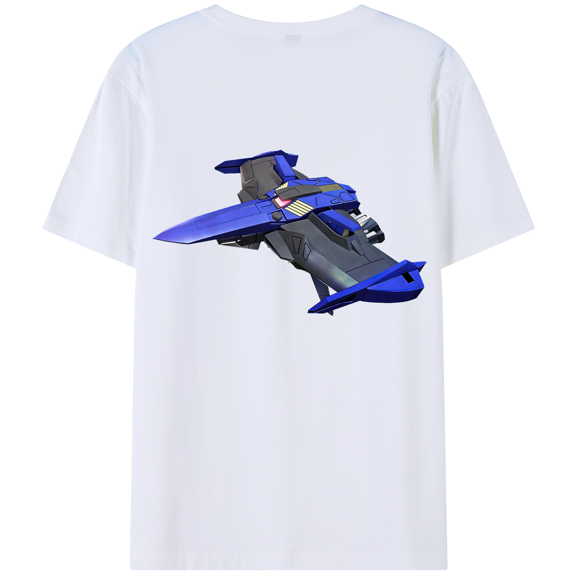 （画像用） 機動戦士ガンダム Mobile Suit Gundam 綿100％ メンズ半袖Tシャツ（バックプリント） 通気性
