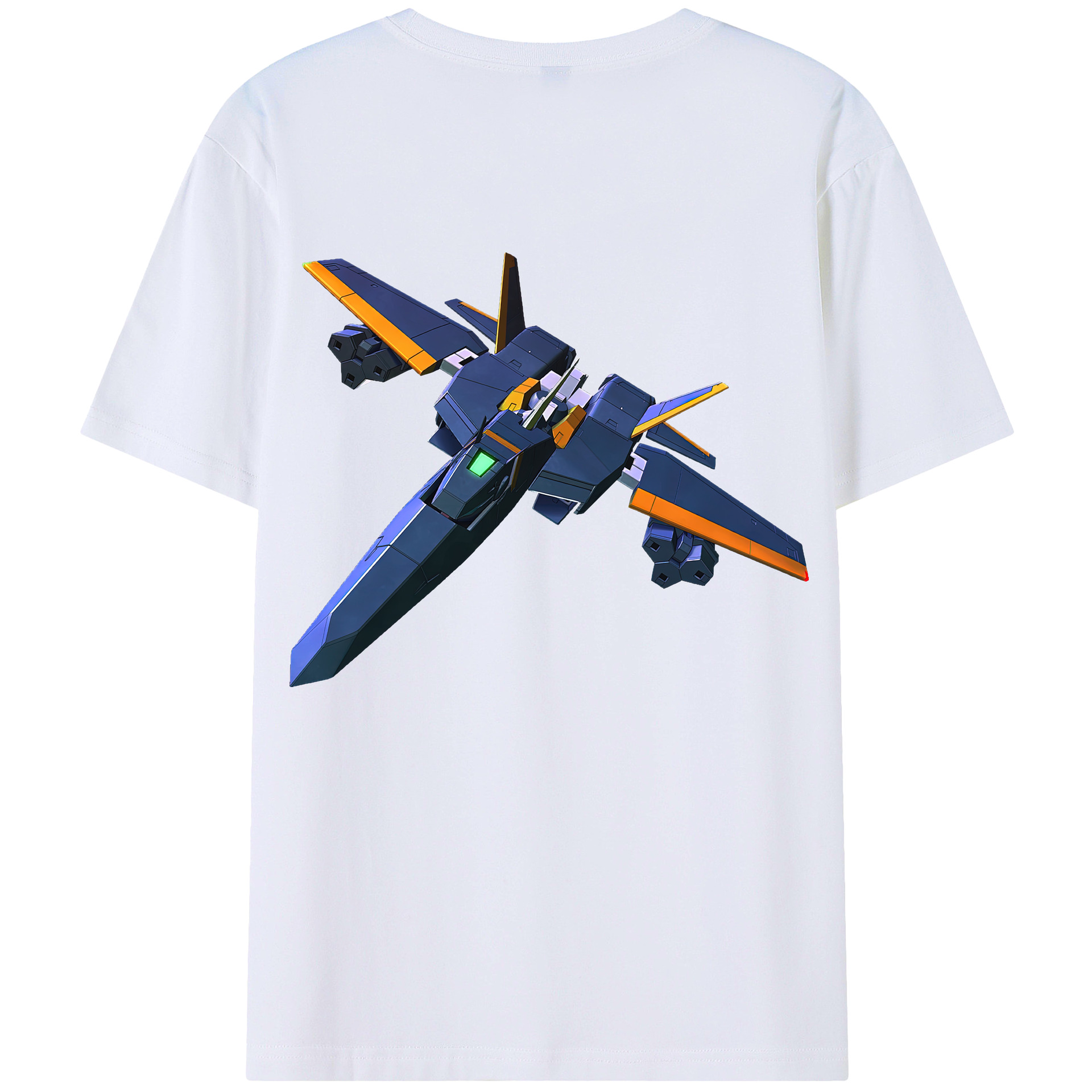 （画像用） 機動戦士ガンダム Mobile Suit Gundam 綿100％ メンズ半袖Tシャツ（バックプリント） 通気性