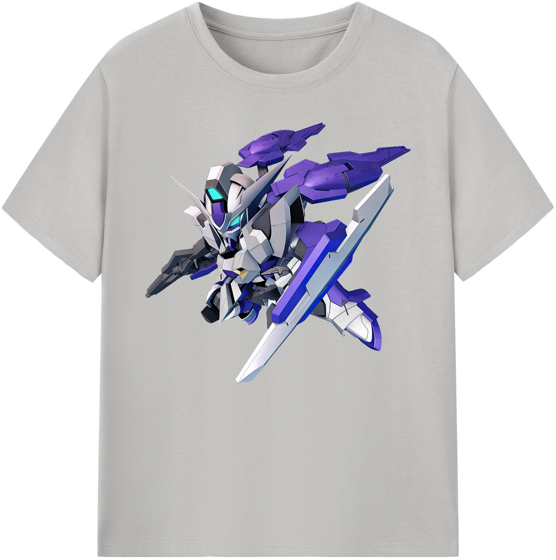 （画像用） 機動戦士ガンダム Mobile Suit Gundam 綿100％ メンズ半袖Tシャツ｜肌触りやわらか＆通気性