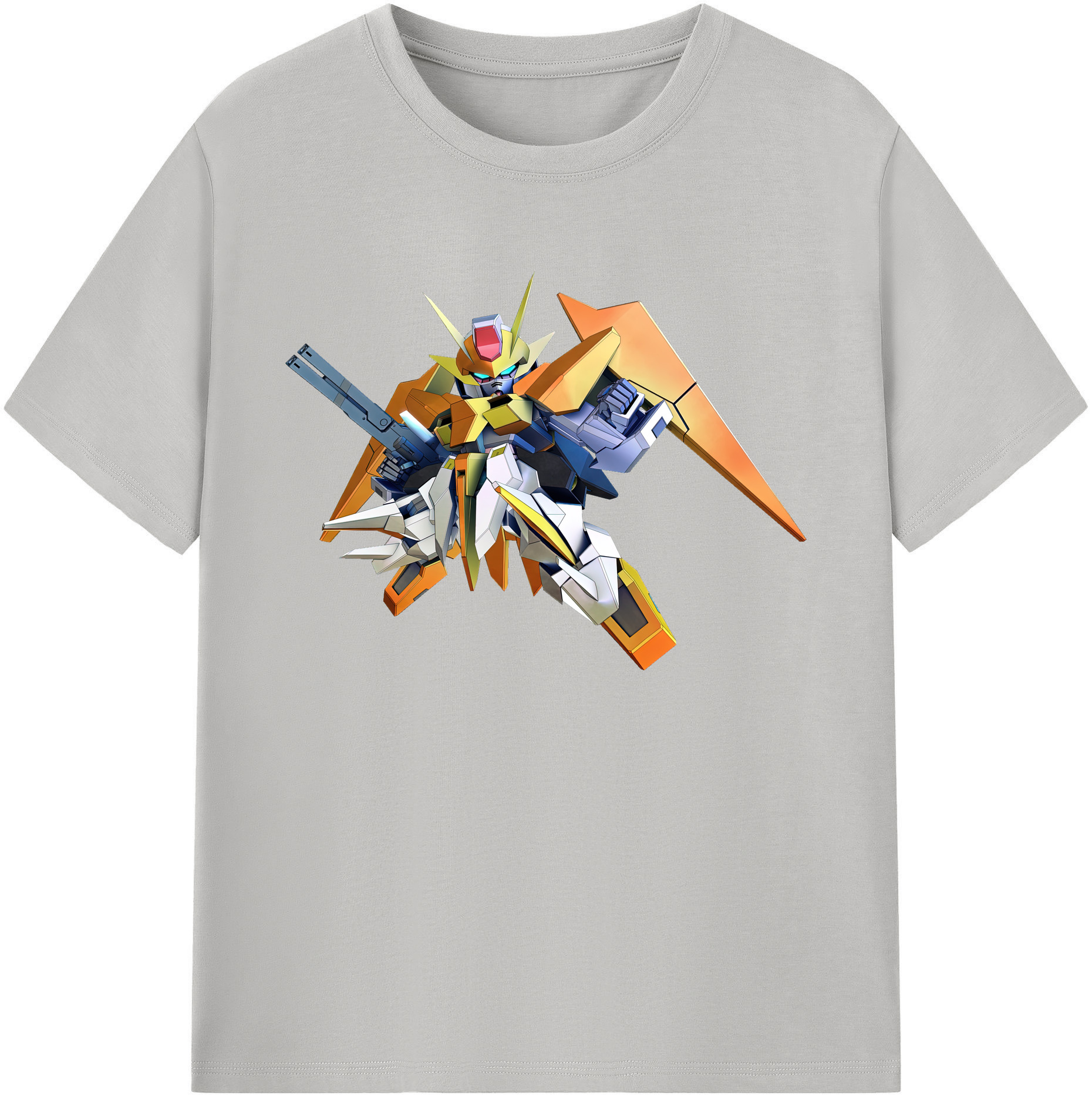 （画像用） 機動戦士ガンダム Mobile Suit Gundam 綿100％ メンズ半袖Tシャツ｜肌触りやわらか＆通気性