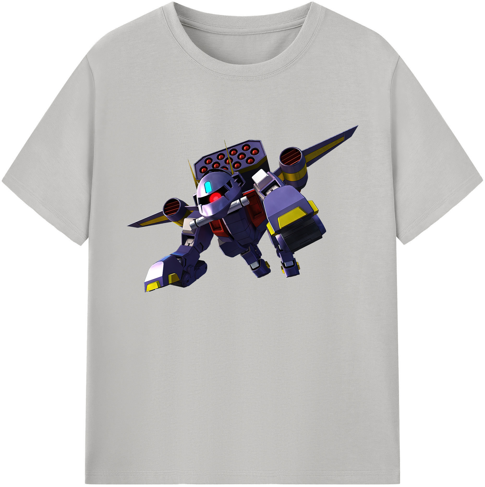 （画像用） 機動戦士ガンダム Mobile Suit Gundam 綿100％ メンズ半袖Tシャツ｜肌触りやわらか＆通気性