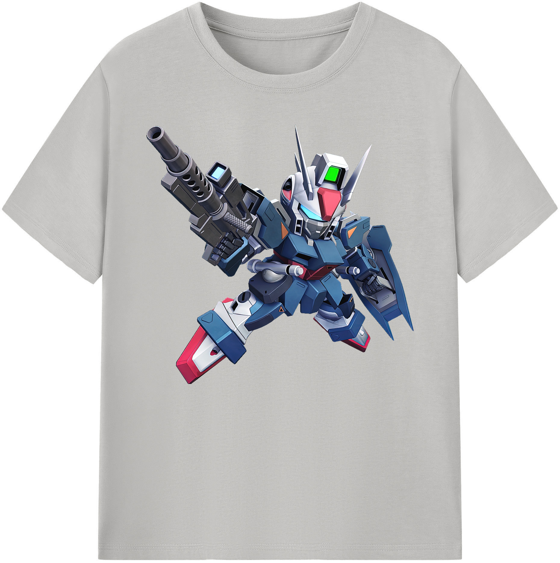 （画像用） 機動戦士ガンダム Mobile Suit Gundam 綿100％ メンズ半袖Tシャツ｜肌触りやわらか＆通気性
